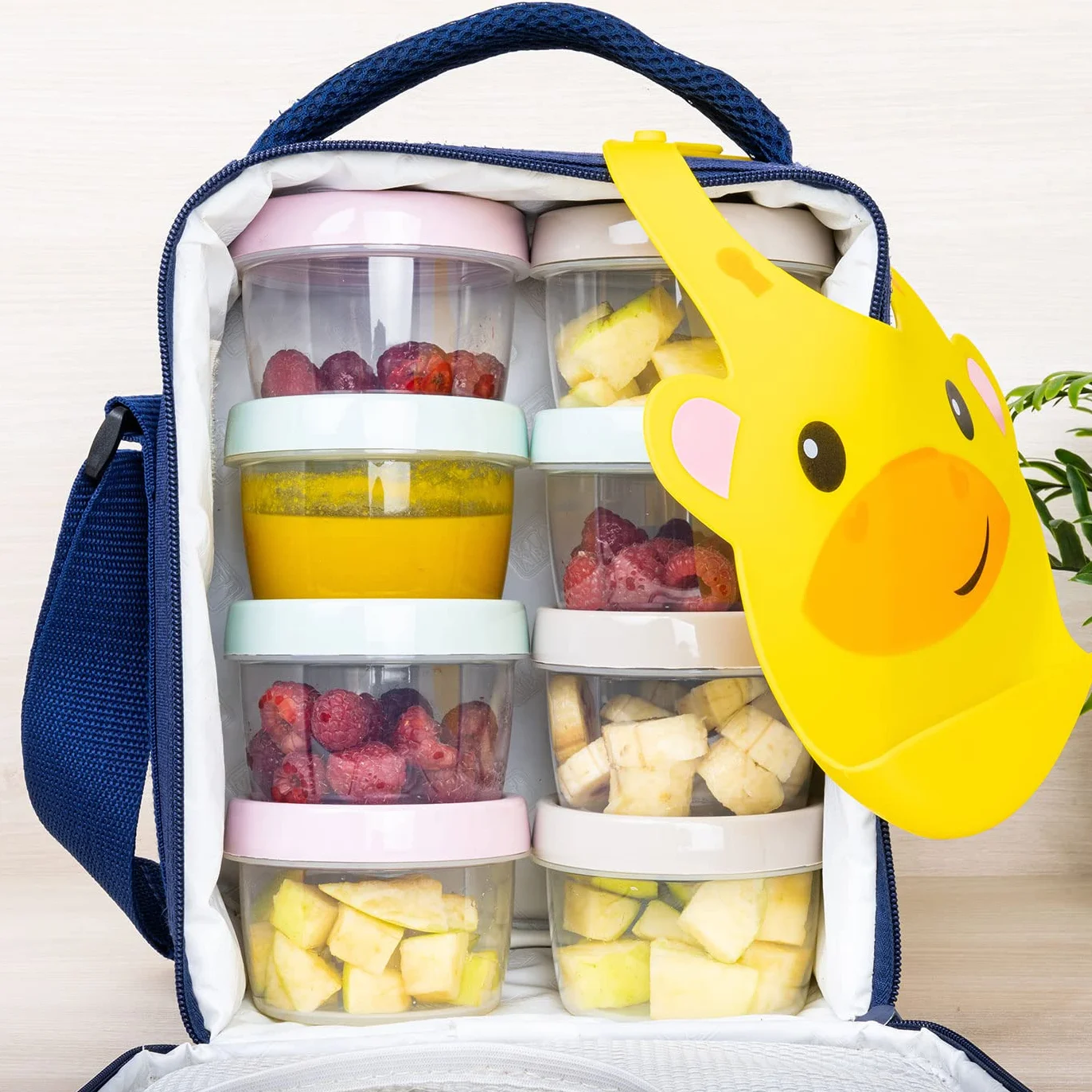 Opakowanie 24 pojemników na jedzenie 200 ml, bez BPA, Pojemnik na kuchenkę mikrofalową i zmywarkę, zamrażarka