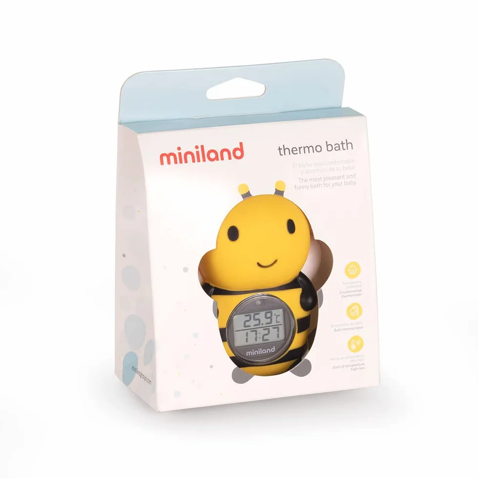 Miniland Termometr łazienkowy w kształcie pszczół i przyjazny dla środowiska