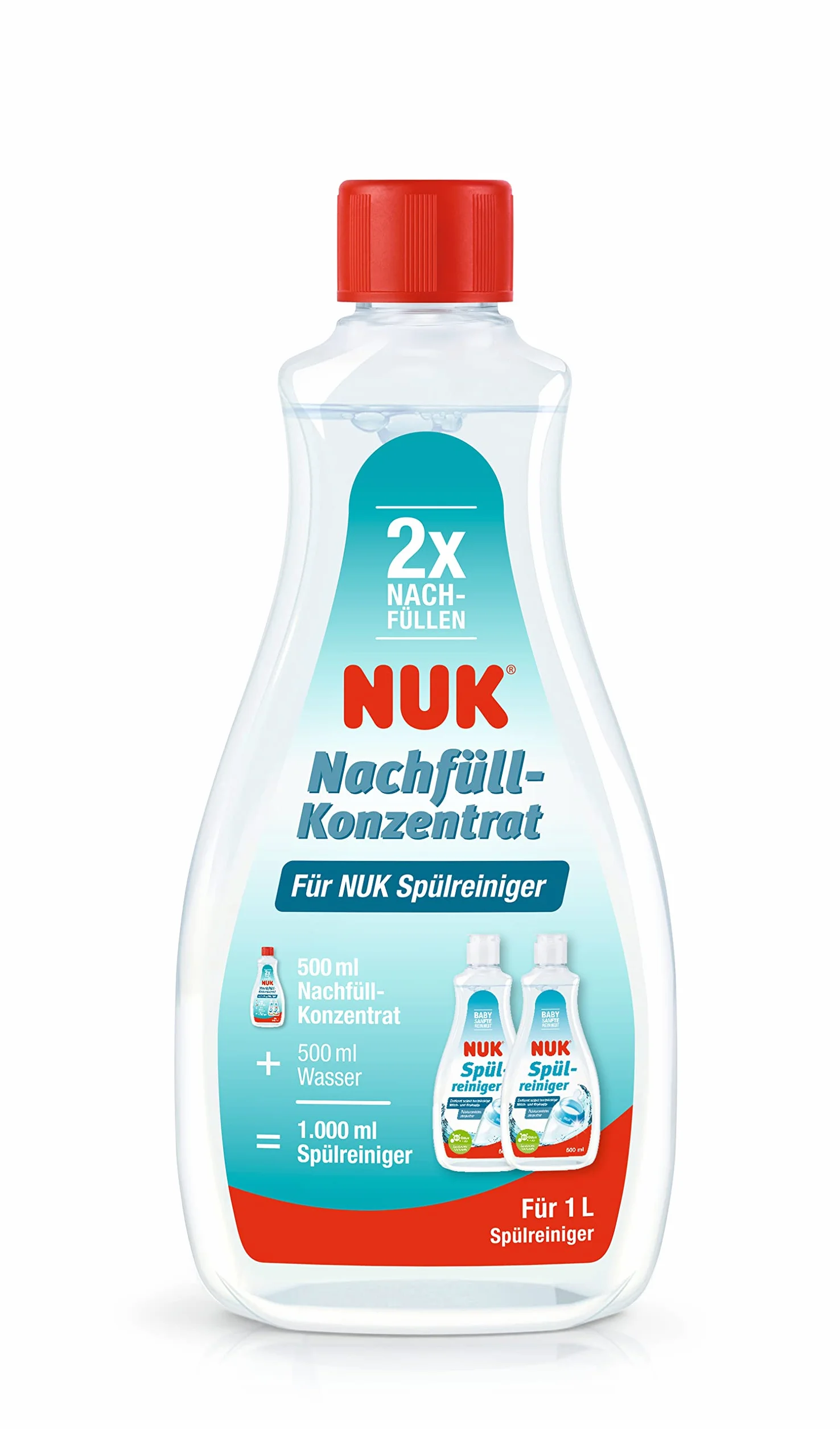 Nuk 10256081 Koncentrat do Mycia Butelek, 500 ml