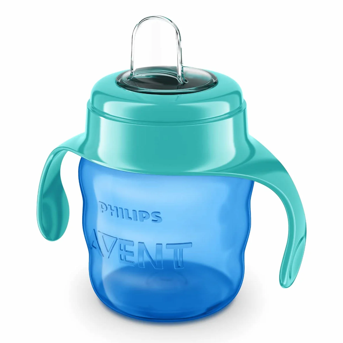 PHILIPS Avent SCF551/05 kubek do dzióbka, zielony i niebieski, 1 sztuka (1 opakowanie)