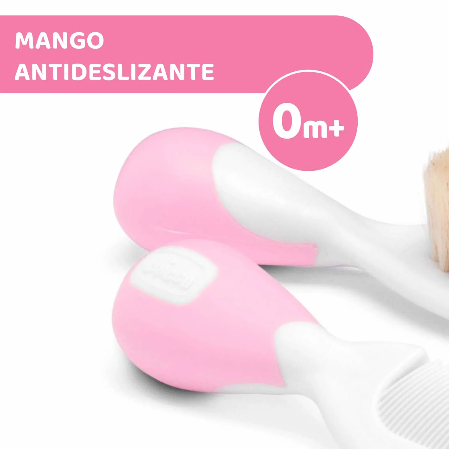 Chicco 0000656910000 grzebień i szczotka różowy
