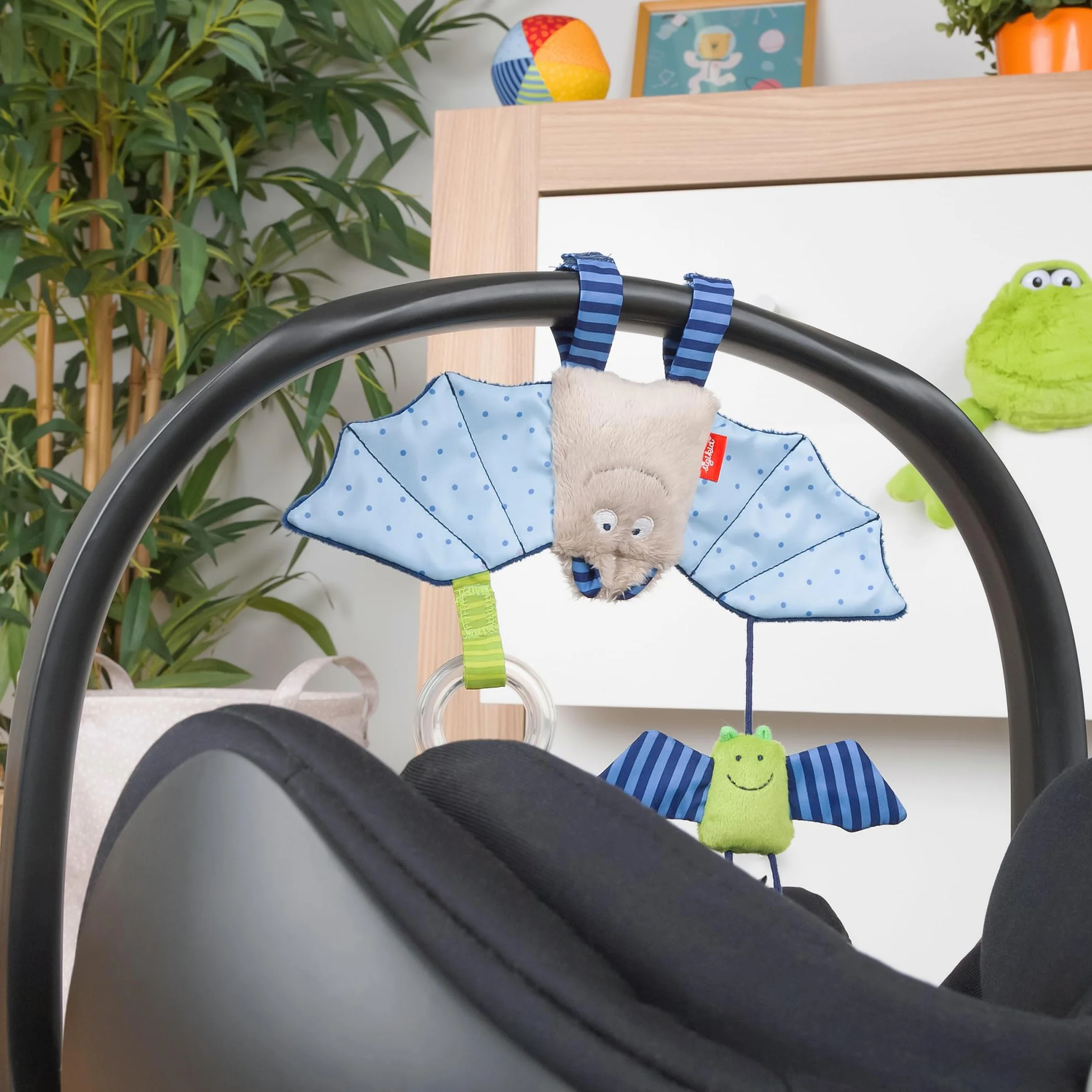 Sigikid Tekstylny Klips Mobilny do Foteli Samochodowych