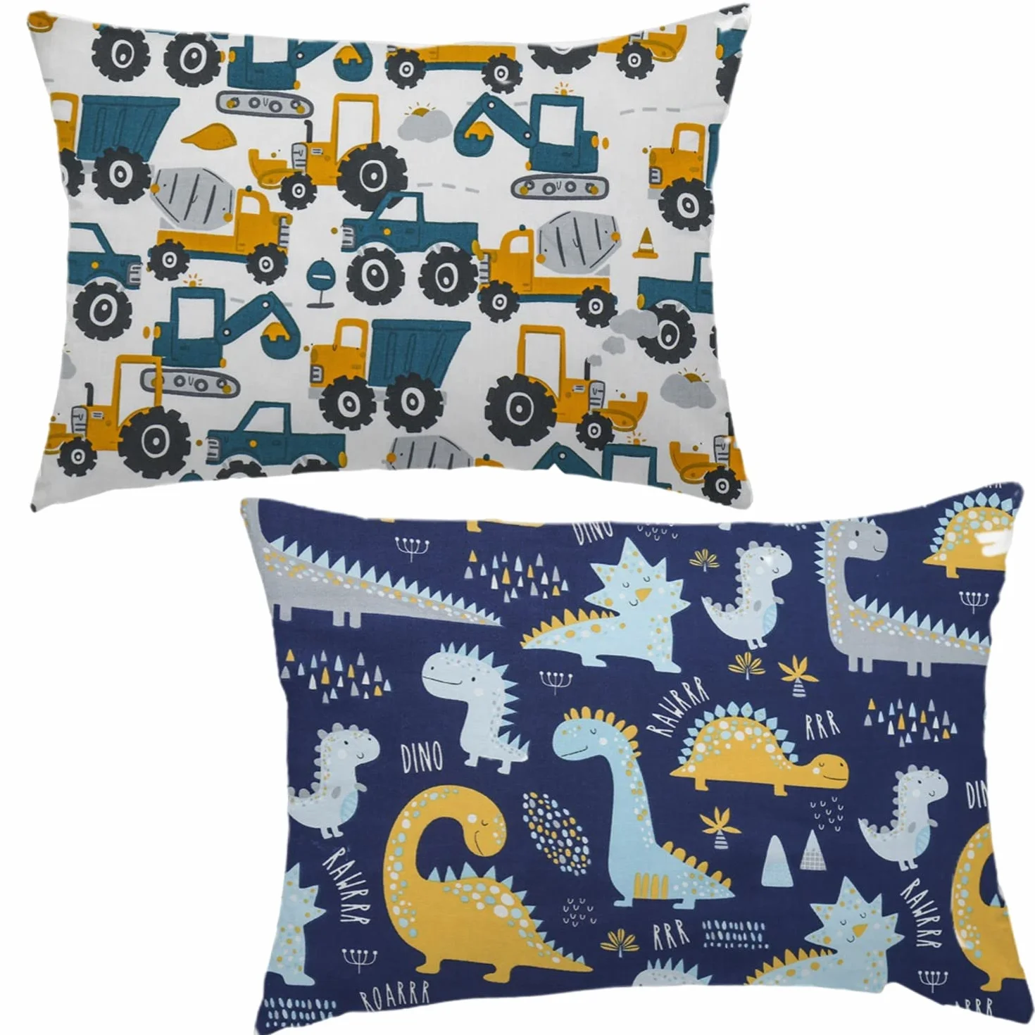 Poszewka na poduszkę dla dzieci 40 x 60 cm – 2 szt. bawełna organiczna – poszewki na poduszki do wózka dziecięcego – poszewka na poduszkę z zapięciem kopertowym