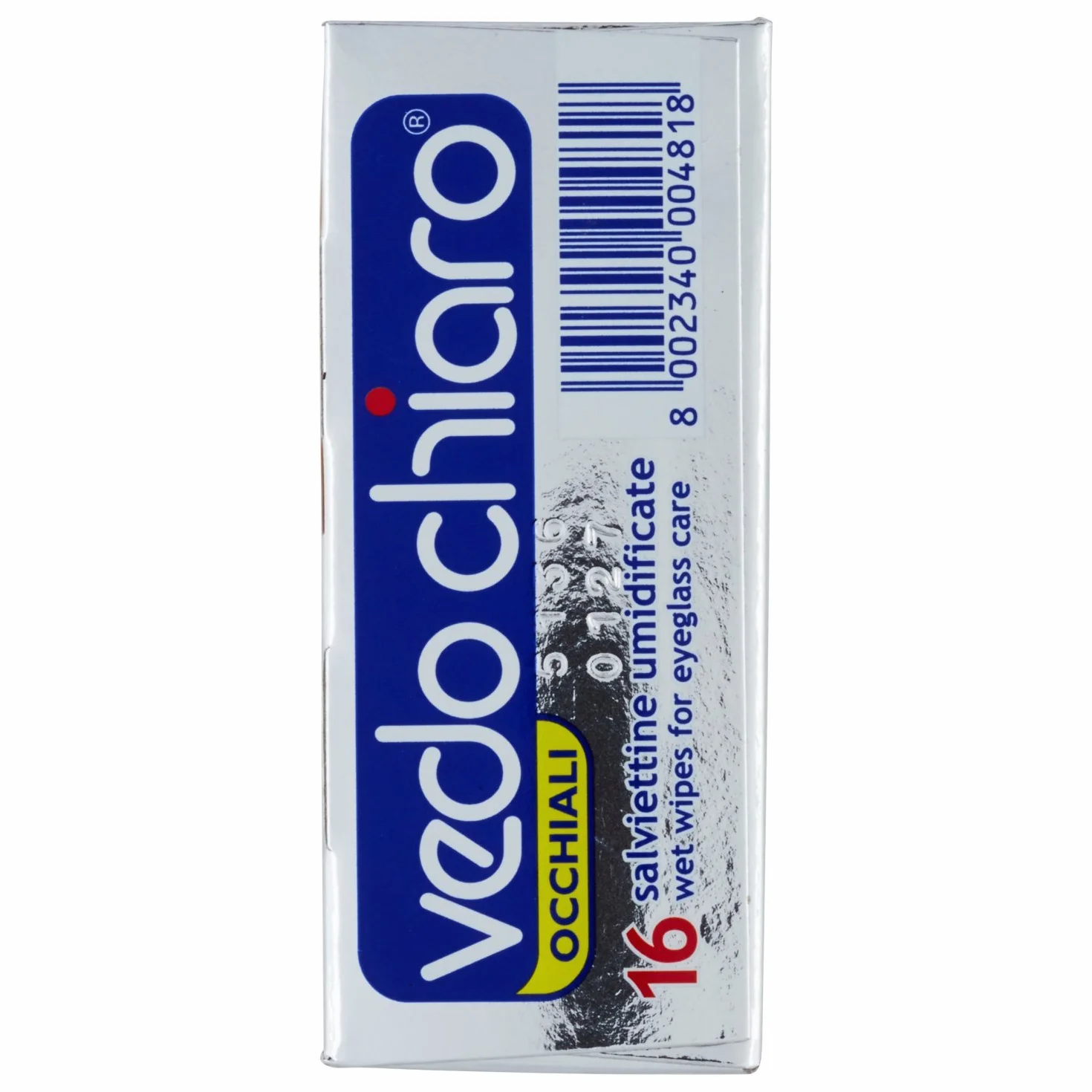 Vedo Chiaro - Mokre chusteczki jednorazowego użytku do okularów przeciwsłonecznych i przeciwsłonecznych - 3 opakowania po 16 chusteczek [48 chusteczek]