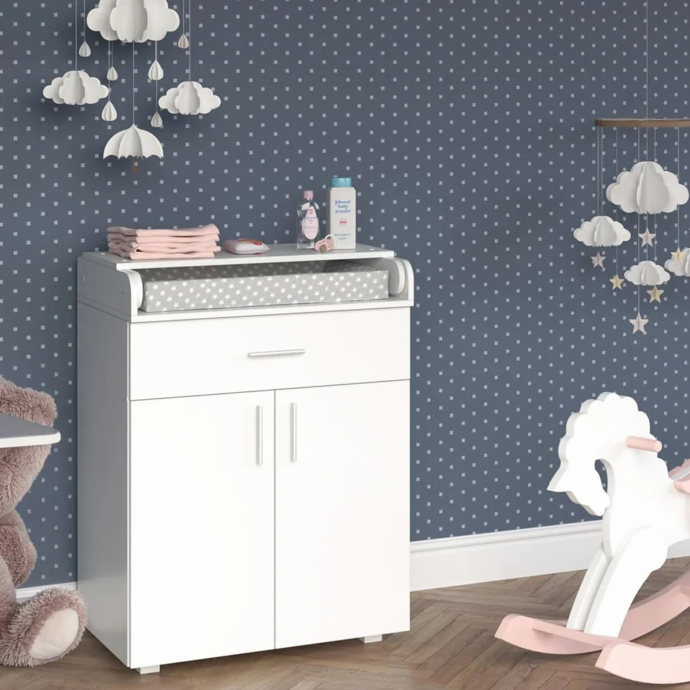 Vicco Przewijak dla dziecka Lena Biały 75.2 x 101.5 cm convertible en commode standard