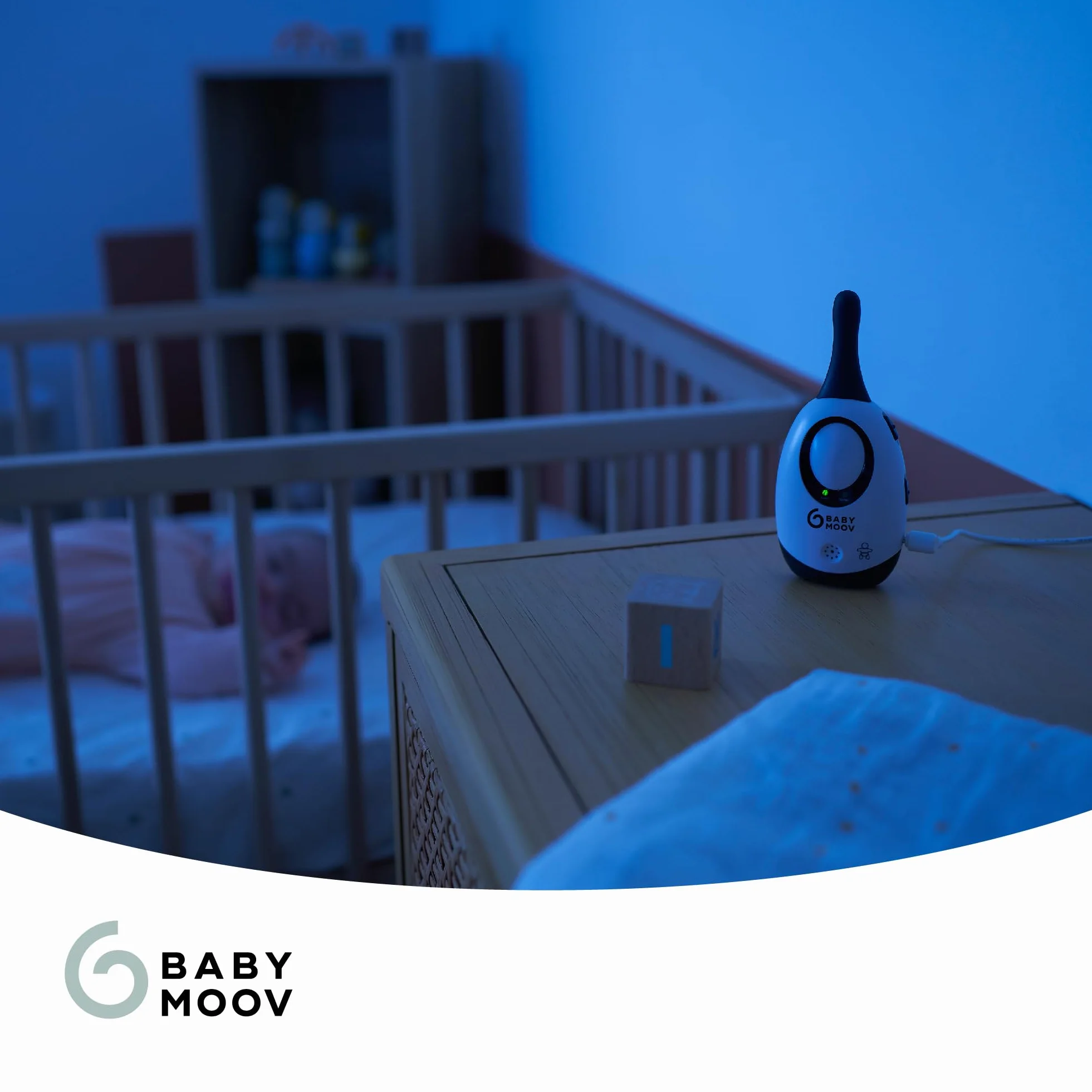 Babymoov Elektroniczna niania Simply Care analogowa niski poziom promieniowania zasięg 300 m