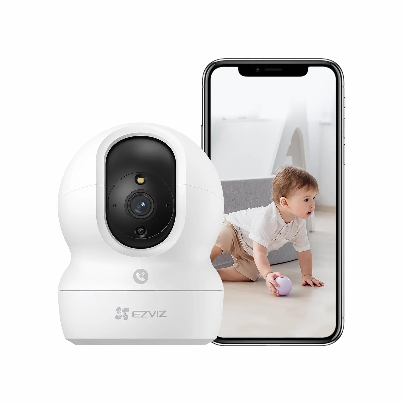 Kamera WiFi EZVIZ CP1 Pro 2k+ 4MP Obrotowa Niania Mikrofon Głośnik Detekcja