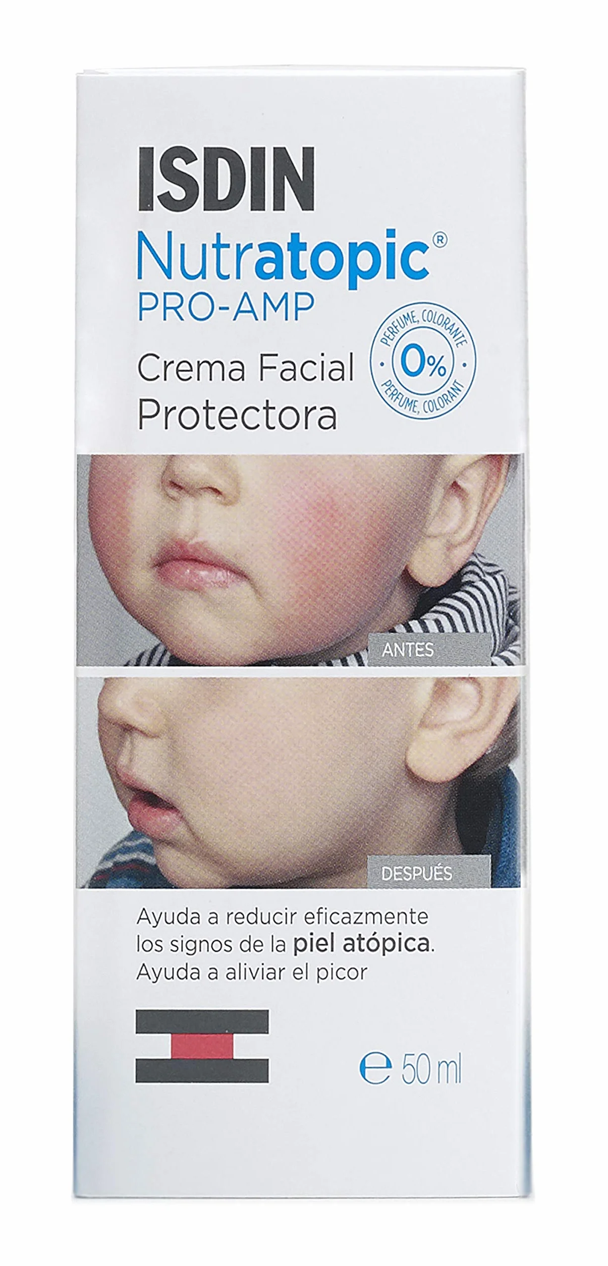 ISDIN Nutratopic Pro-AMP Crema Facial Para Piel Atópica - 50 ml.