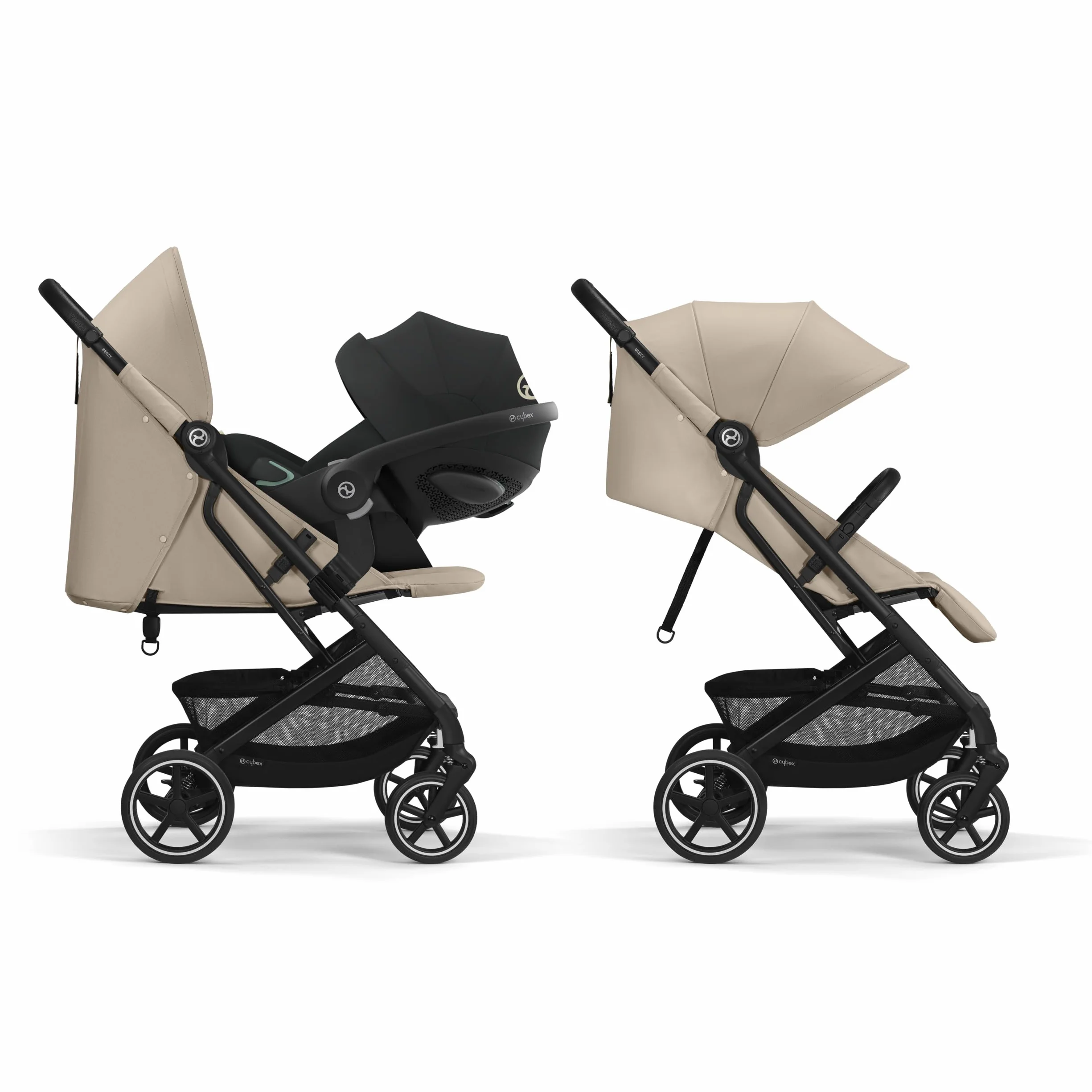Cybex Gold Wózek dziecięcy Beezy One-Pull Harness Kompaktowy Almond Beige