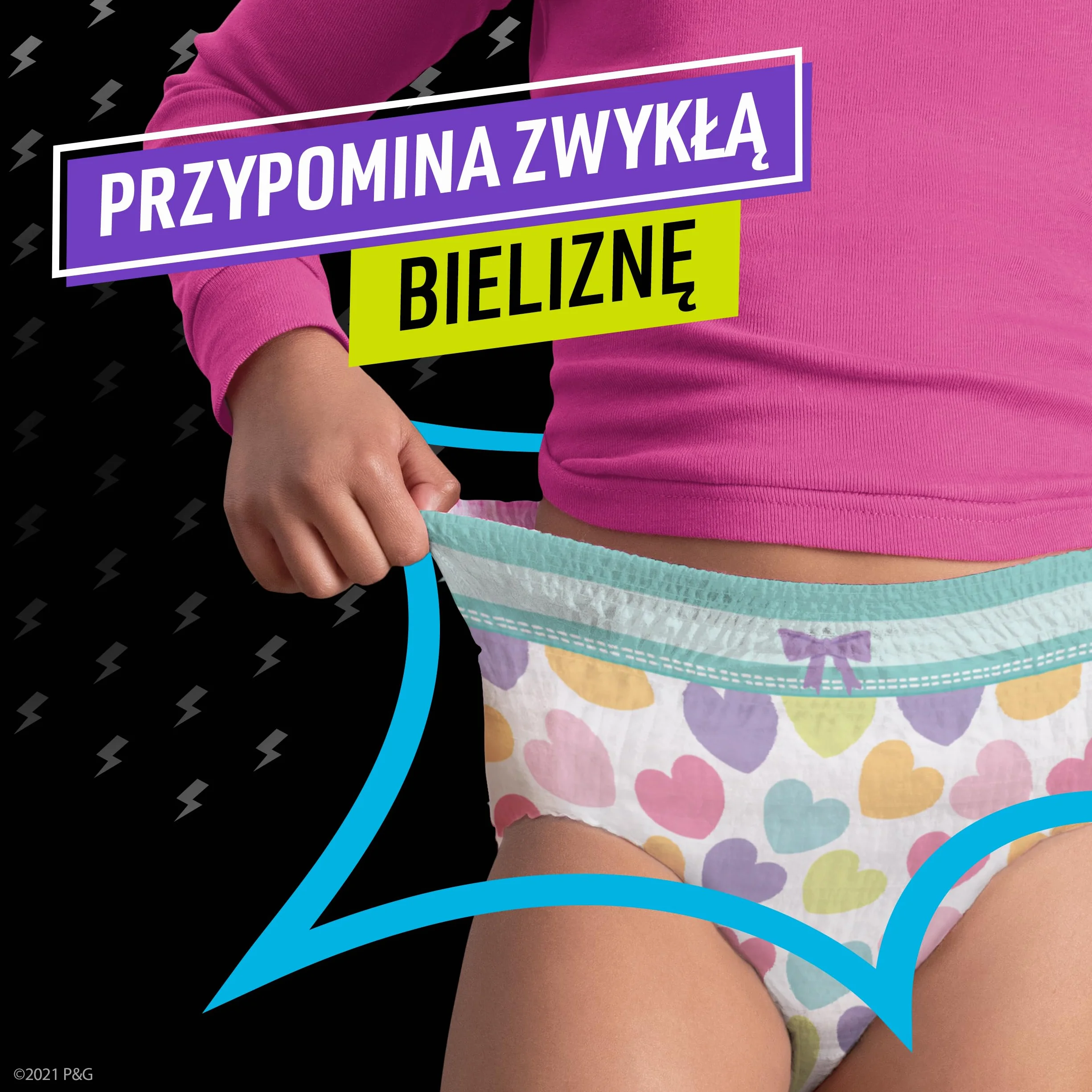 Pampers Ninjamas bielizna chłonna na noc 54 szt. rozmiar 8-12 lat 27-43 kg