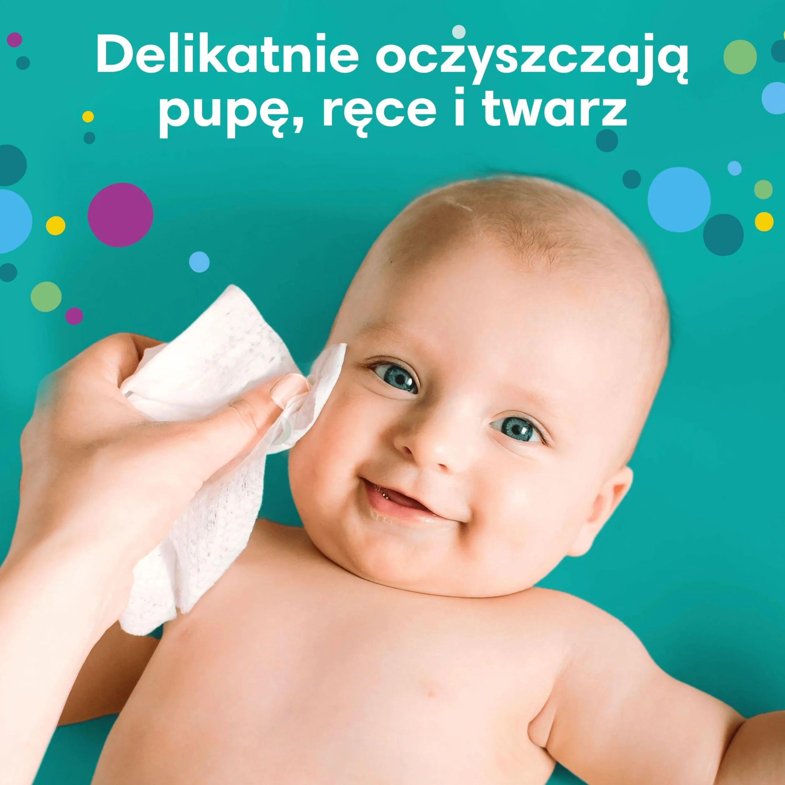 Pampers Fresh Clean Chusteczki nawilżane, 6 opakowań = 480 szt, neutralny zapach, świetnie nadają się również do rączek i buzi