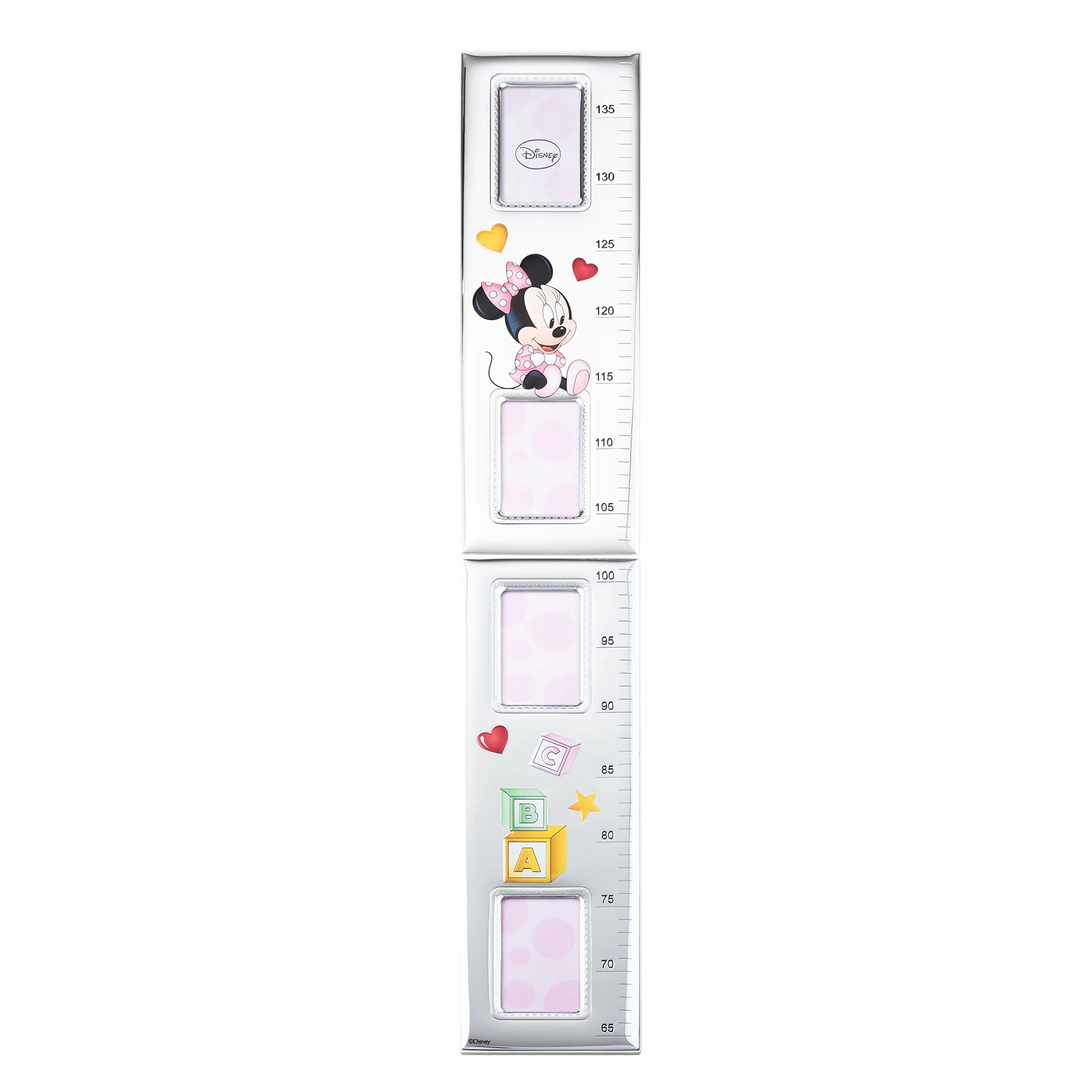 Disney Minnie taśma miernicza dla dzieci srebrna z ramką na zdjęcia