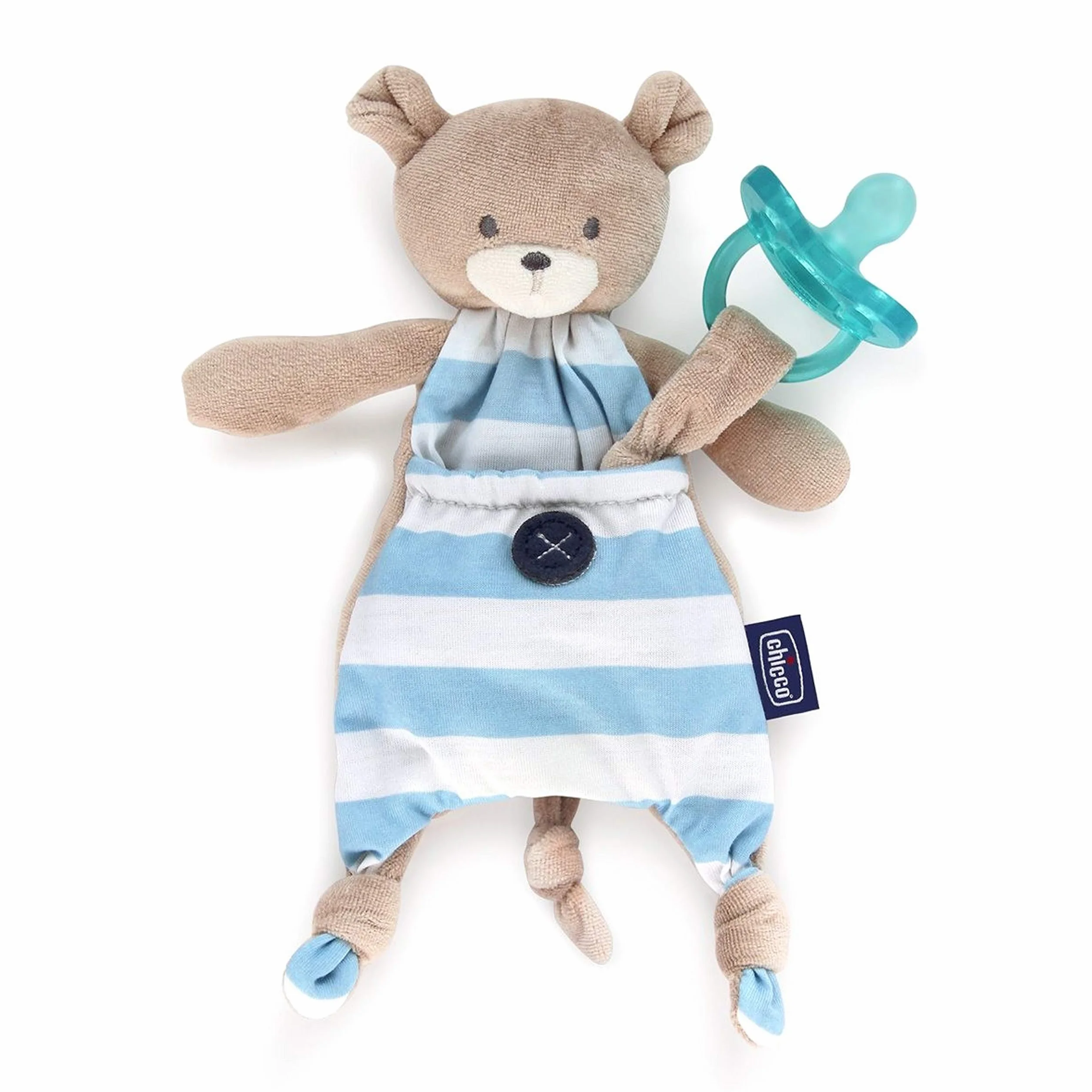 Chicco Przytulanka Pluszowa Tasiemka Etui do Smoczka dla Niemowląt 0m+