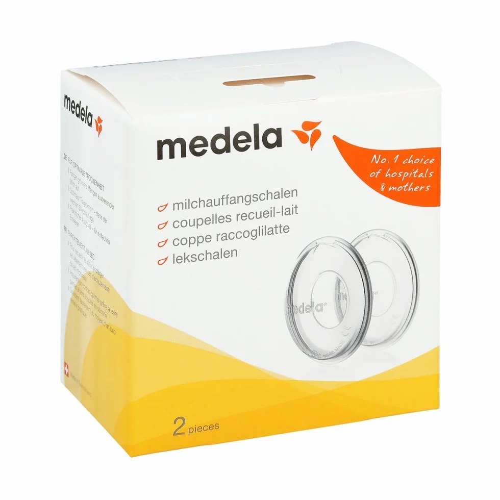 Medela Miseczka Laktacyjna, Transparentny, 2 sztuki