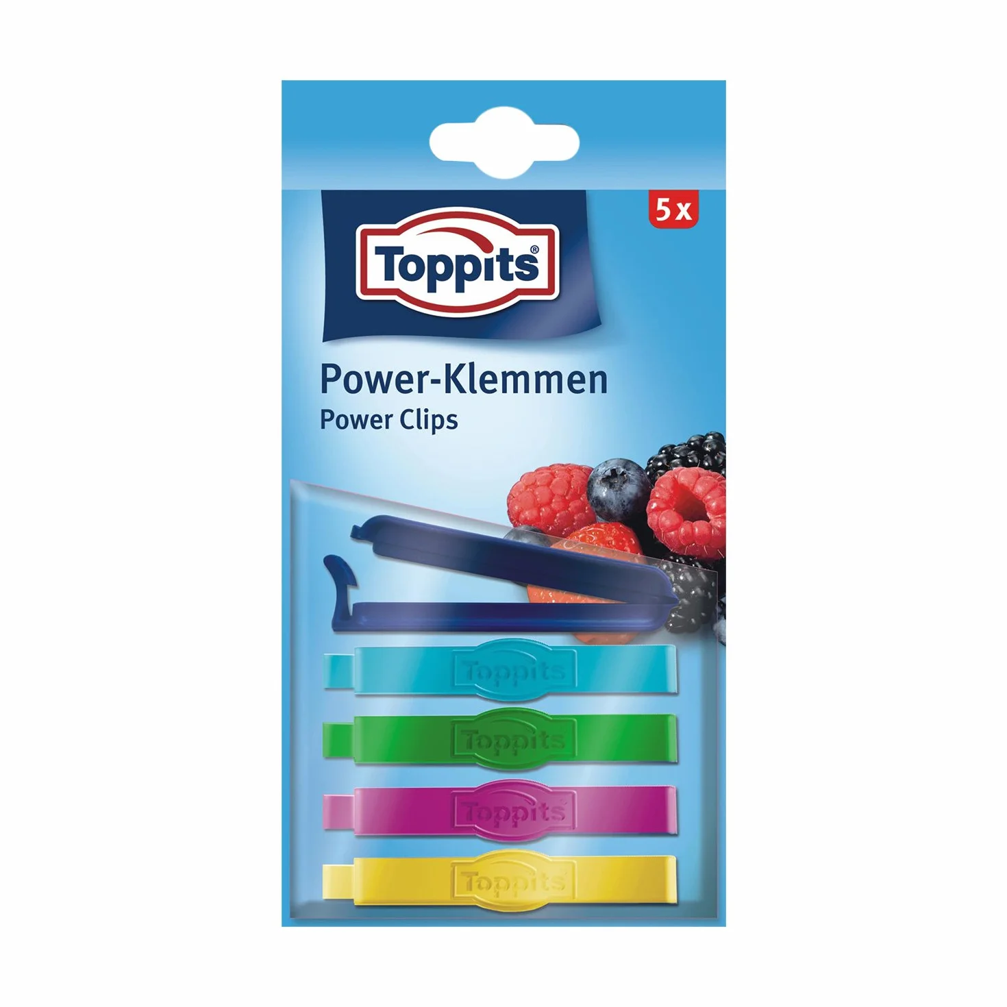Toppits Toppits Power 10 sztuk klipsów / klipsów do zamrażania do -40°C
