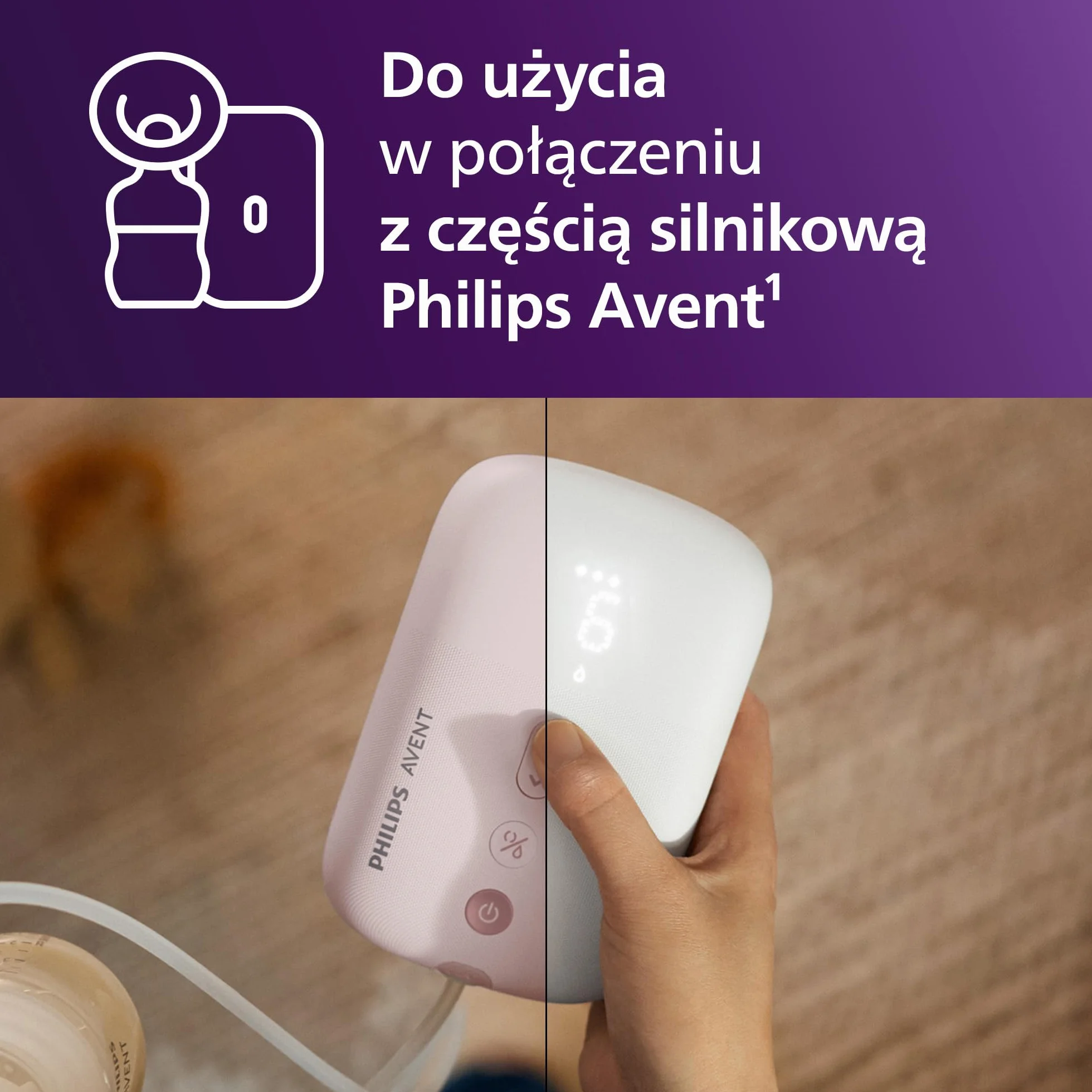 Philips Avent zestaw do podwójnego laktatora, bez części silnikowej, łatwe czyszczenie i montaż, 2 butelki, 2 dyski uszczelniające i 2 pierścienie mocujące do przechowywania pokarmu, model SCF335/12