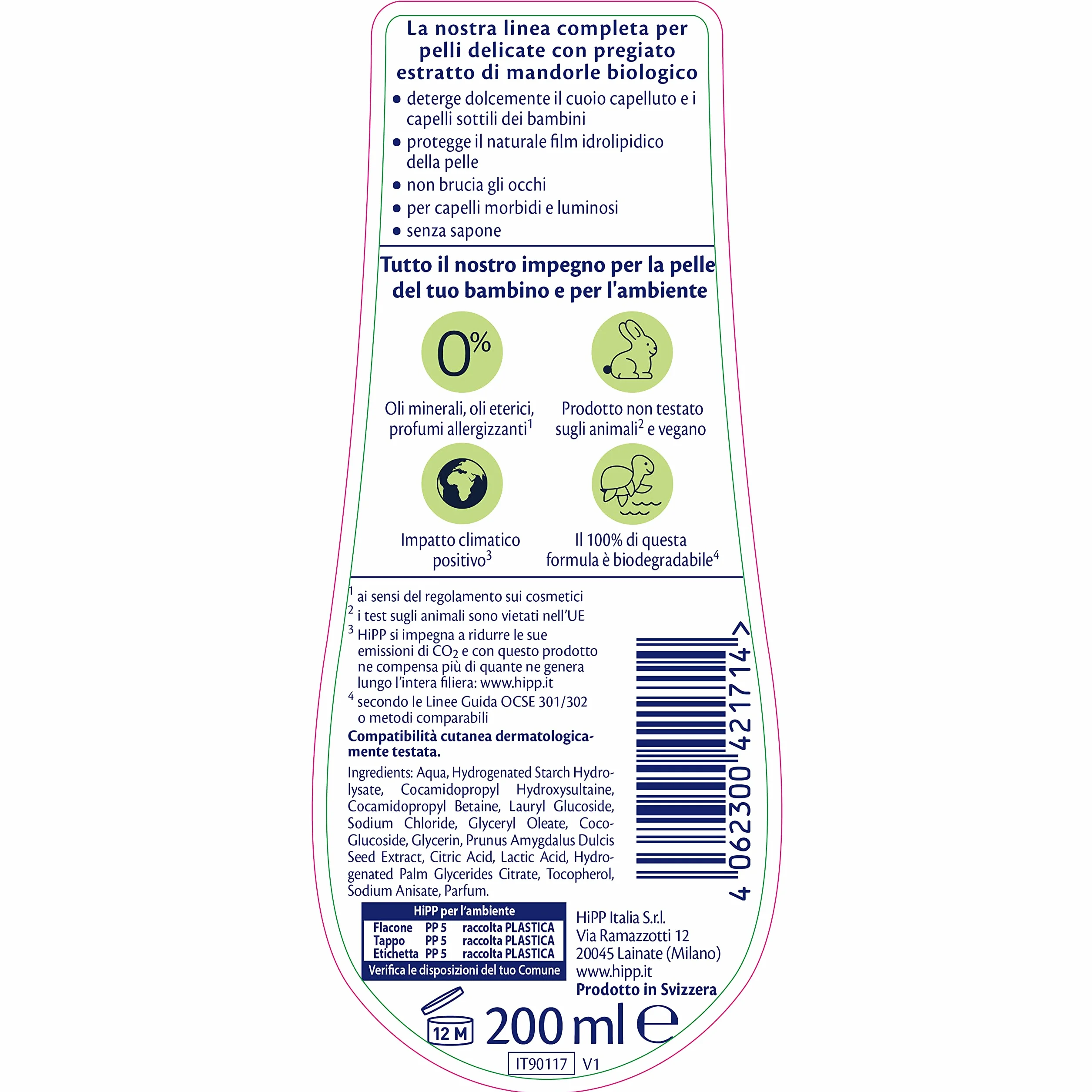Hipp Delikatny Szampon 200 ml