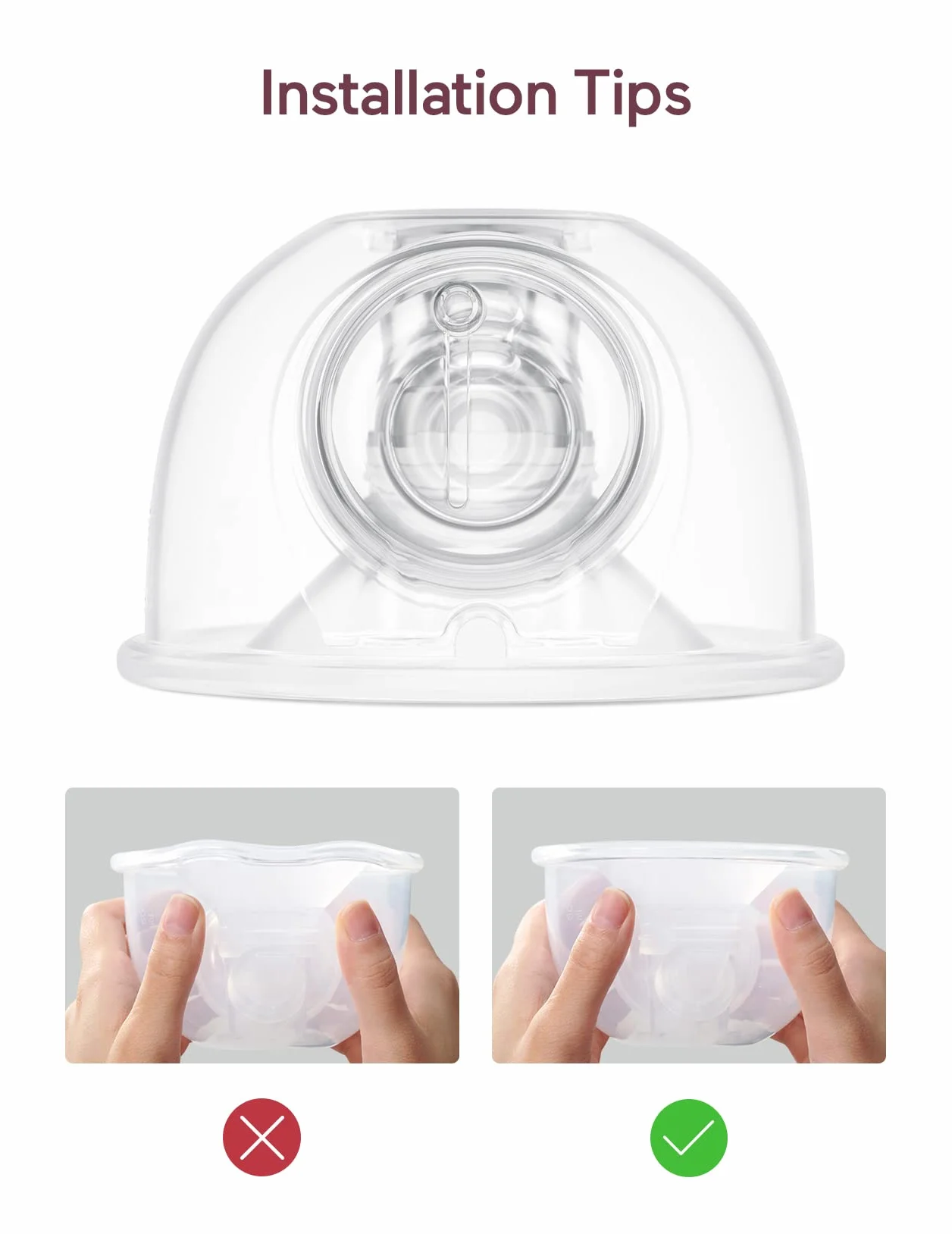 Momcozy Kompletny zestaw kolektorów do odciągania mleka S9 Pro/S12 Pro 180 ml z kołnierzem z pojedynczą uszczelką
