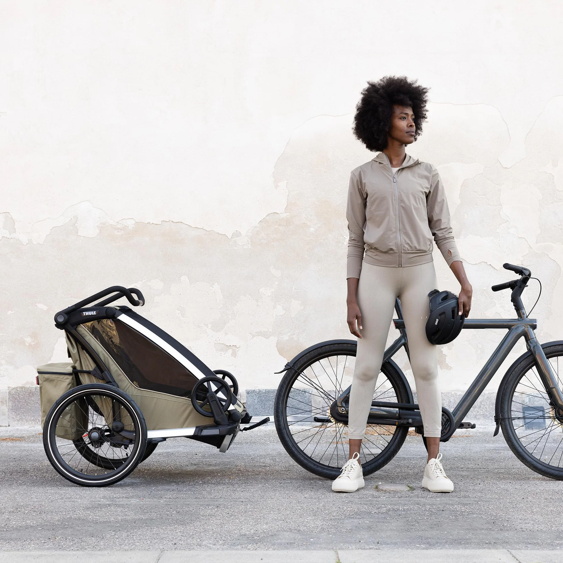 THULE Chariot Cross 2 Single przyczepka rowerowa Dark Slate