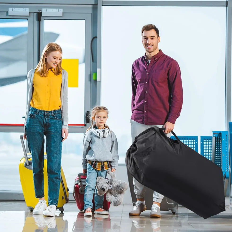 HOTUT Torba transportowa na fotelik dziecięcy, wózek lotniczy i podróże, odpowiednia dla lotnisk i stacji