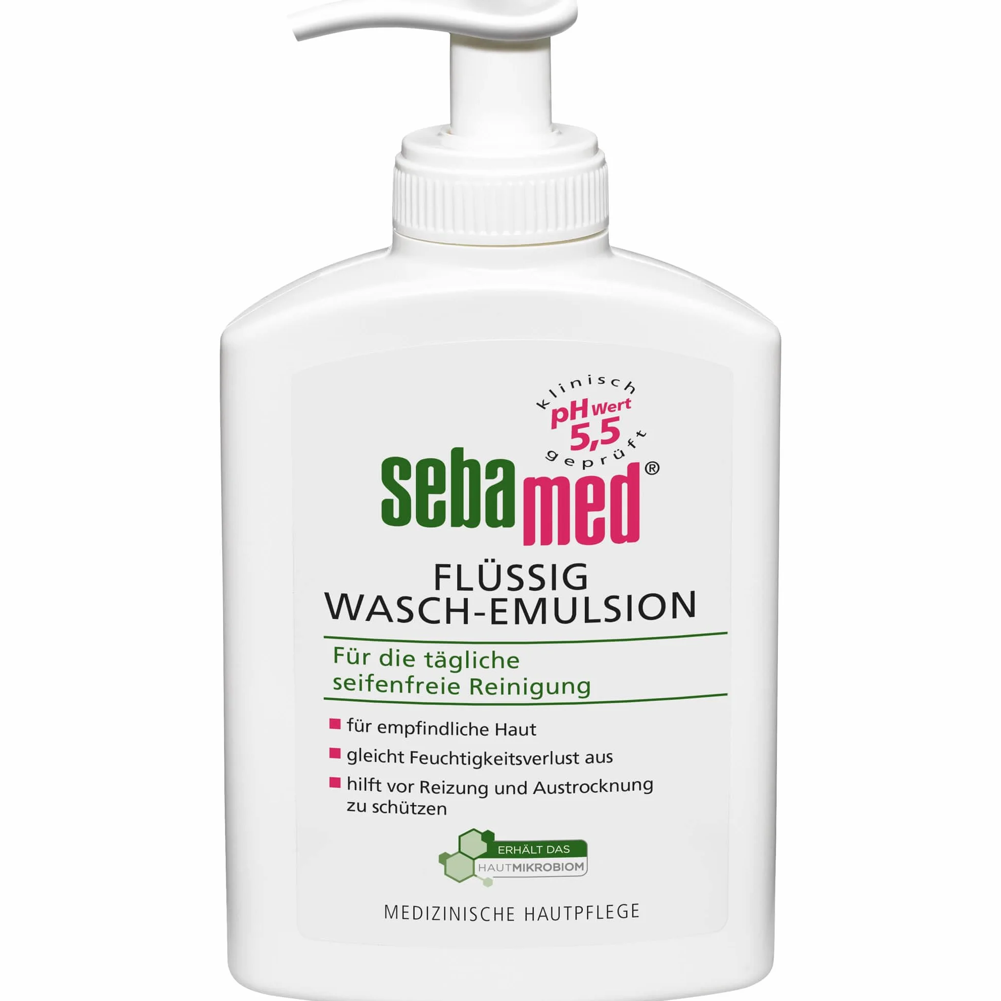 Sebamed flüssige seifenfreie Wasch-Emulsion mit Spender für empfindliche Haut, 200 ml