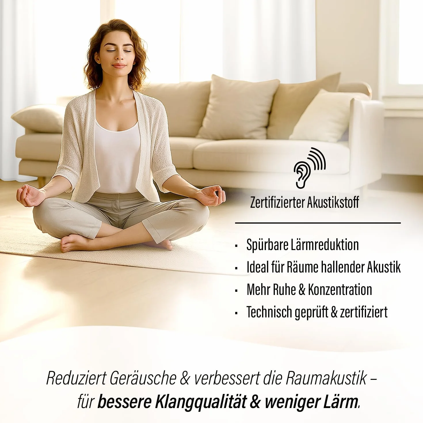 Homing blickdichter Akustik Verdunkelungsvorhang Uni Gardine Weiss Hellgrau Vorhang Wohnzimmer Schlafzimmer Kinderzimmer Dekostoff(1Stück) 245 x 140 cm (HxB), 5485-69