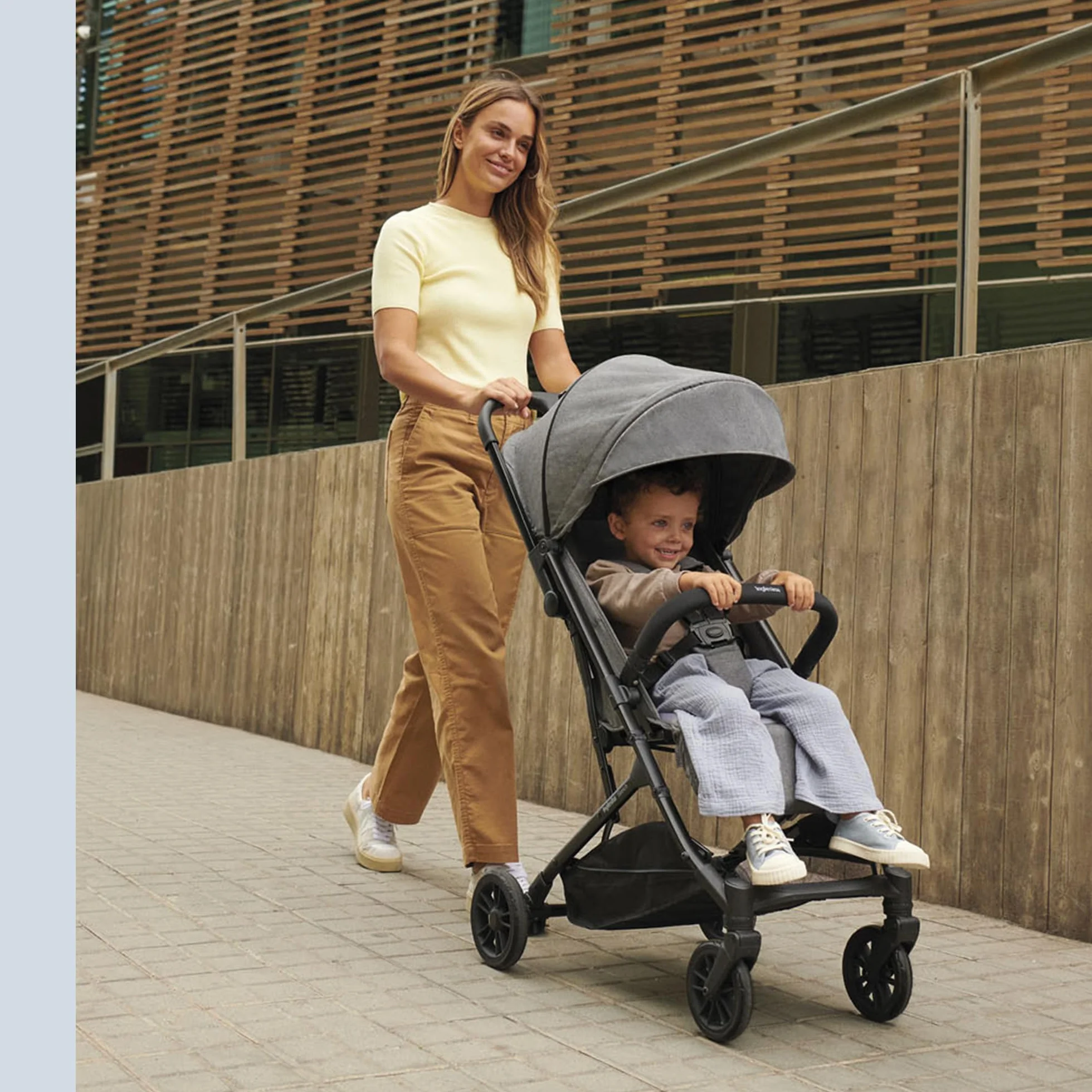 Inglesina wózek dziecięcy, lekki i kompaktowy, uniwersalny, szary