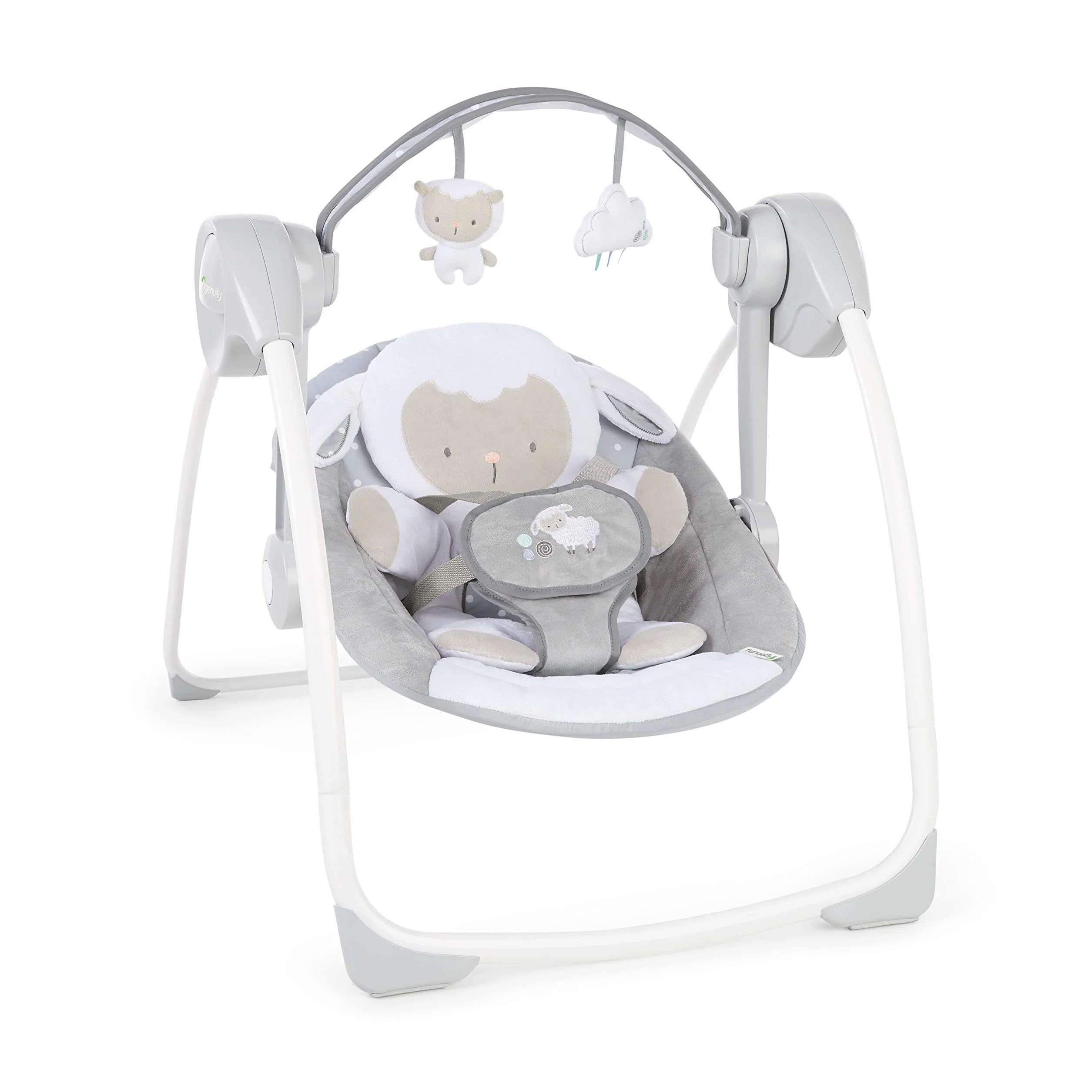 Ingenuity Przenośna huśtawka dla niemowląt Cuddle lamp z melodiami
