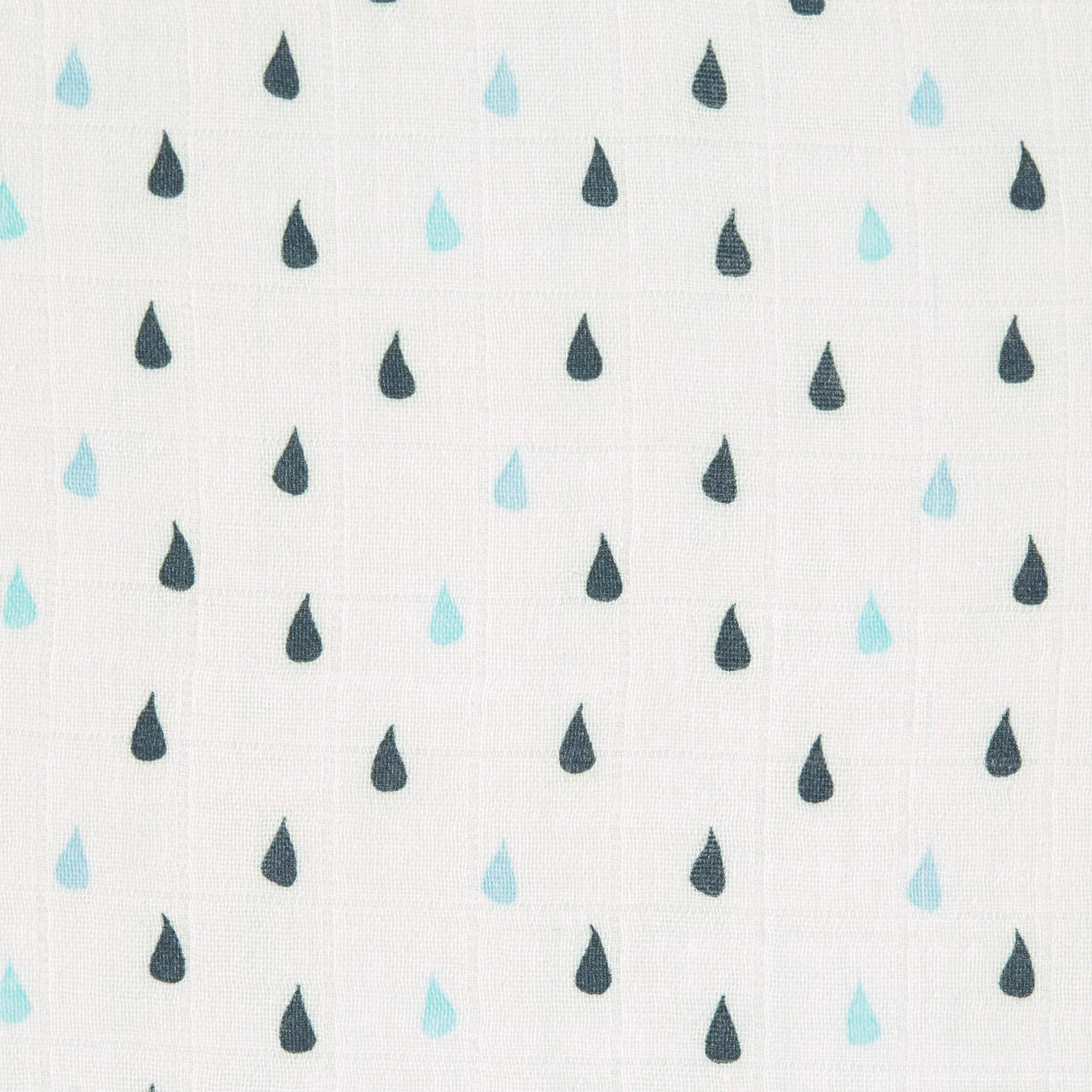 LÄSSIG Kocyk dla niemowląt, śliniak, chusta muślina, zestaw 3 sztuk, bawełna, 80 x 80 cm, Swaddle & Burp Blanket L, Little Water Whale