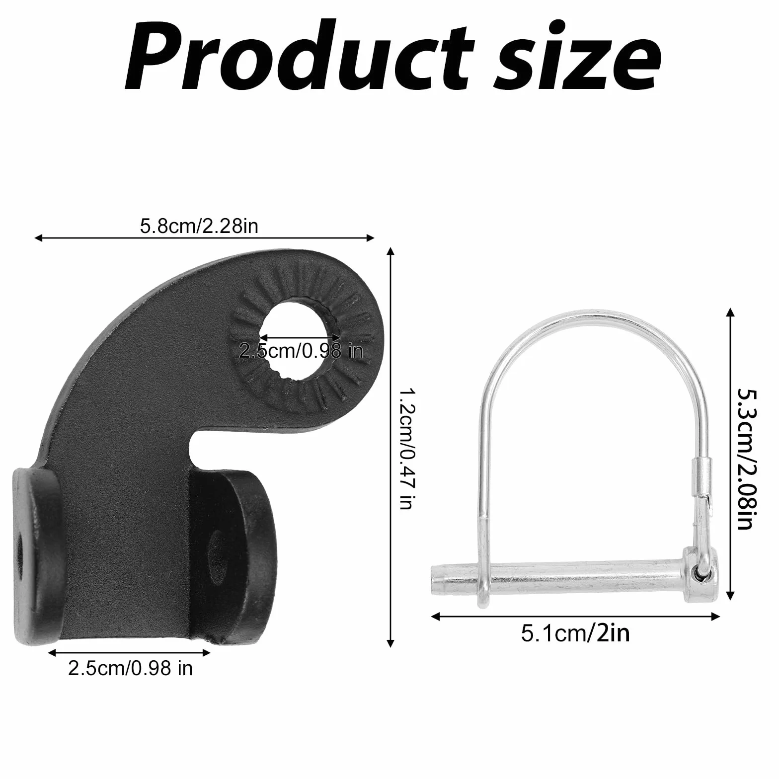 Zaczep Przyczepki Rowerowej Adapter, Stalowy Mocowanie Przyczepy Rowerowej Kompatybilny z Burley Bee Starszymi Modelami Pasuje do Hamulca Tarczowego dla Dzieci Zwierząt Domowych Psów Ładunków
