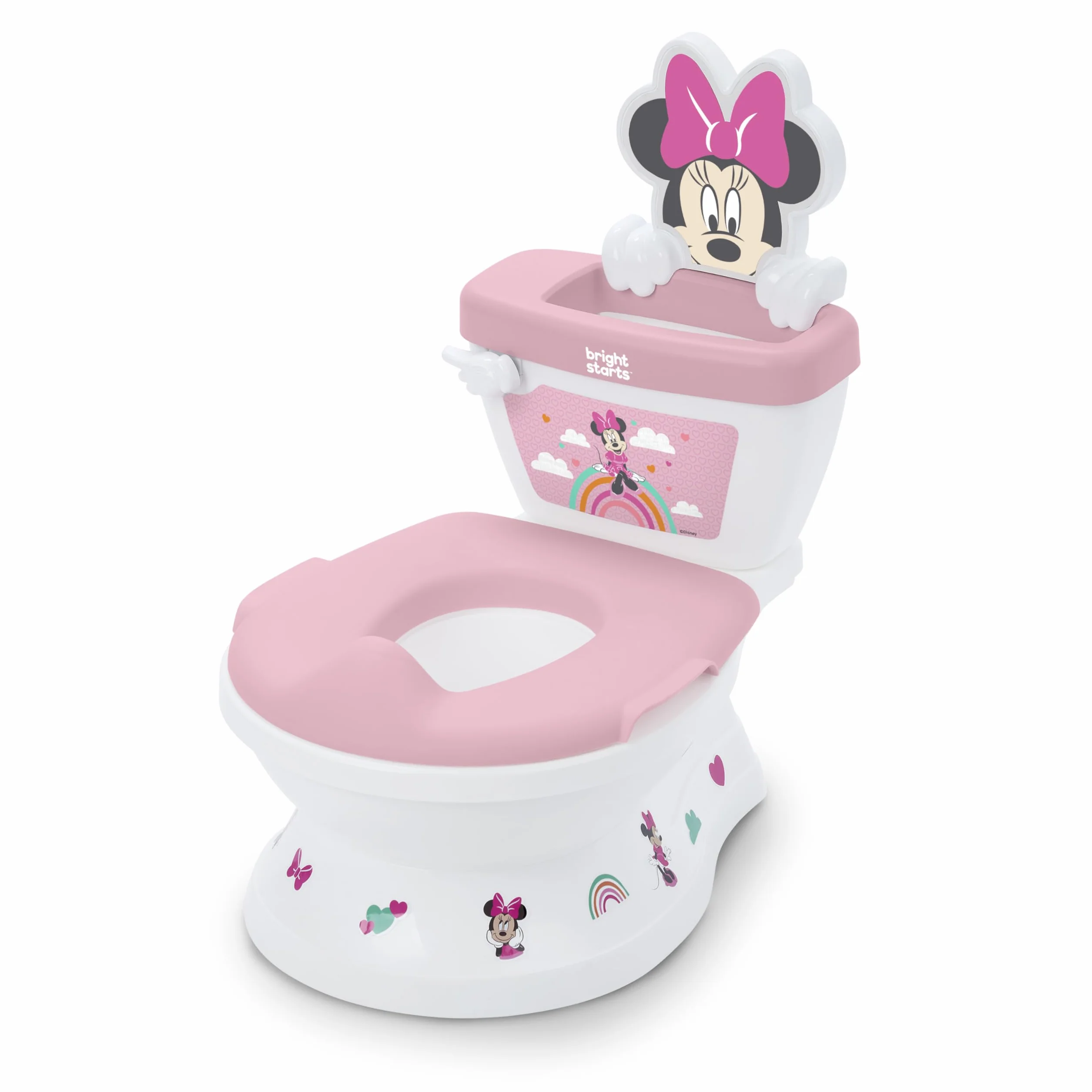 Disney Baby Minnie Mouse My Size toaleta do nauki korzystania z nocnika Bright Starts