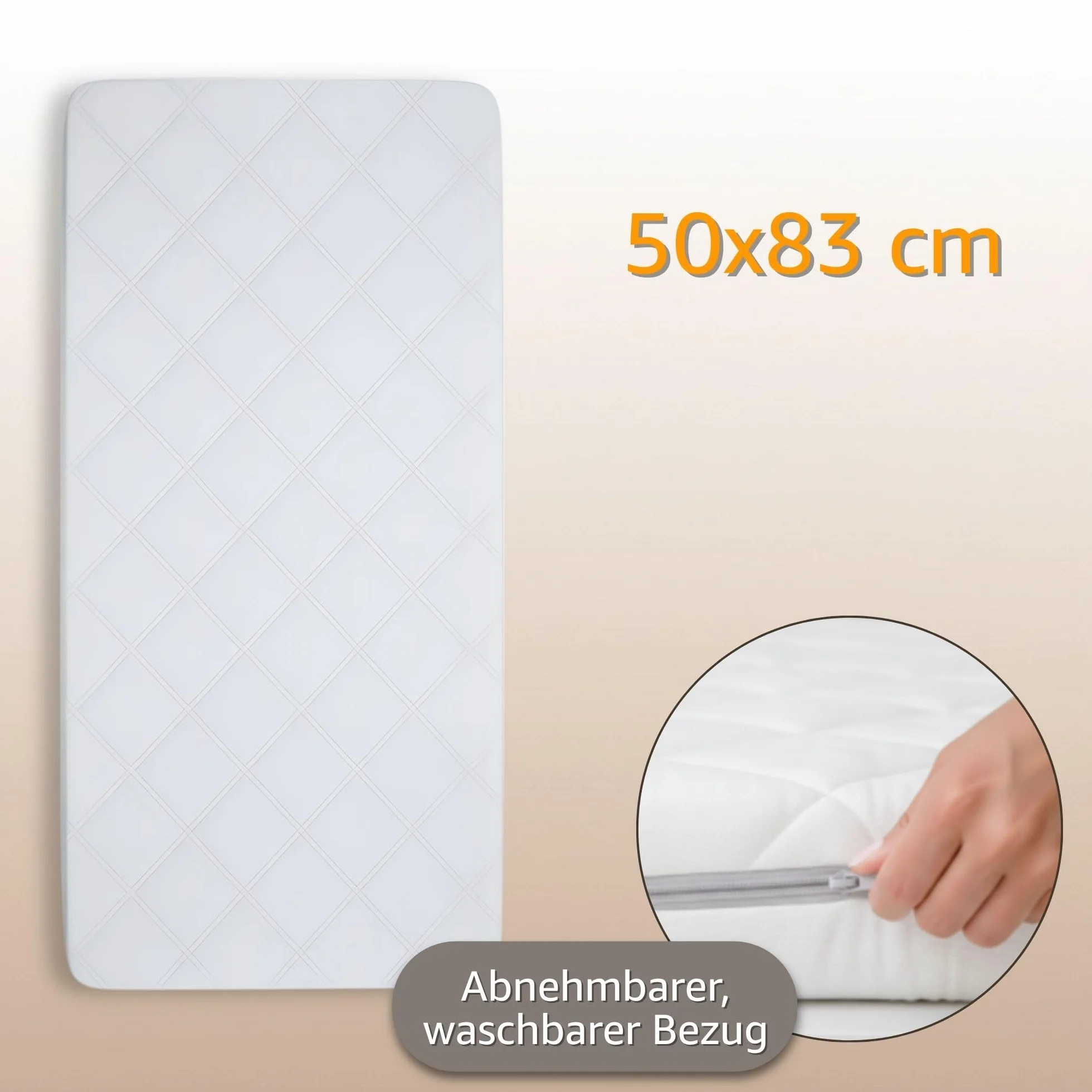 Materac do wózka 83x50 cm - materac do gondoli prostokątny materac dziecka