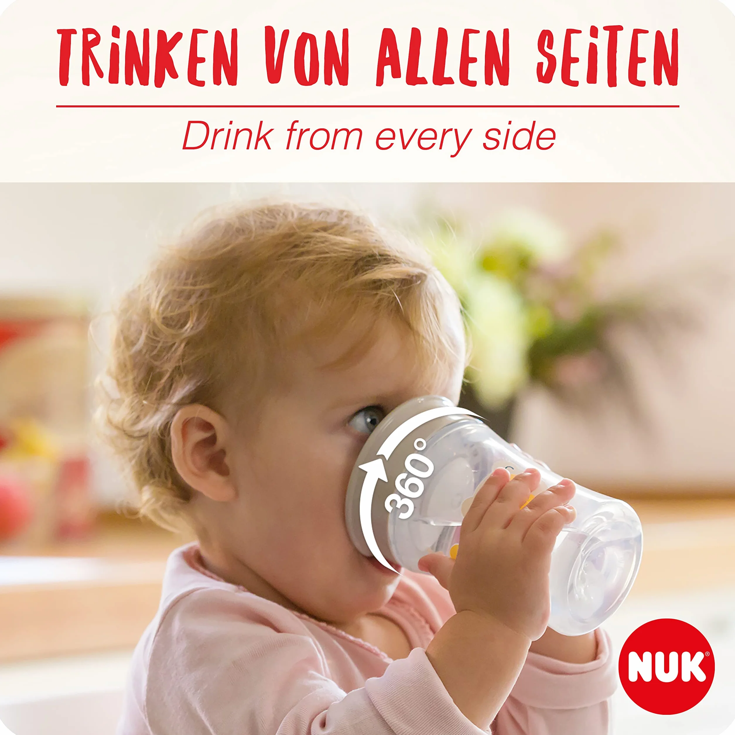 Kubek niekapek NUK Disney Magic Cup 360° Anti-Spill 230 ml Myszka Minnie