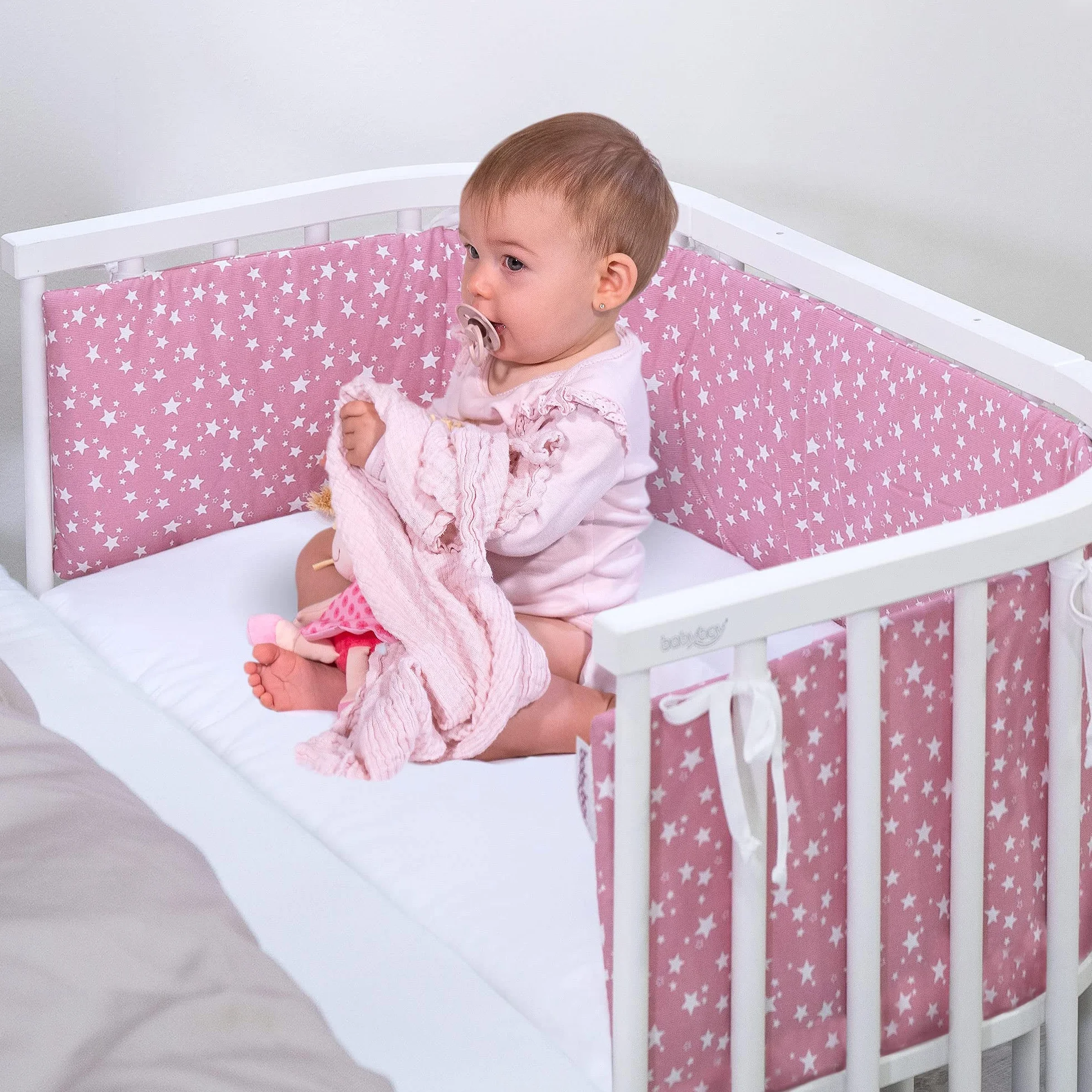 babybay Prześcieradło dżersejowe z gumką, pasuje do modelu Original, beżowe, 81 x 42 cm (1 opakowanie)