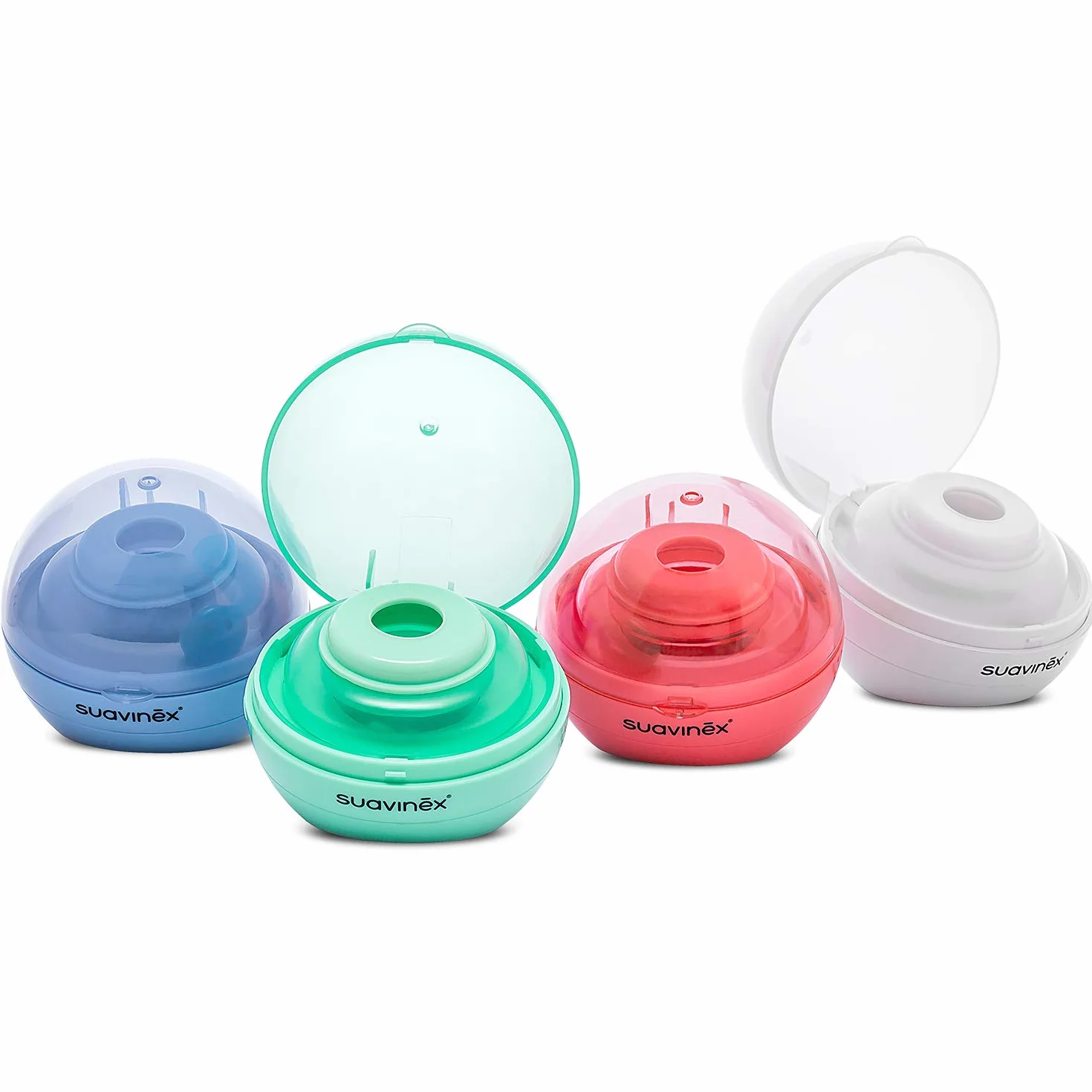 Suavinex Nomadyczny sterylizator lizaków UV 3 minuty USB baterie czerwony