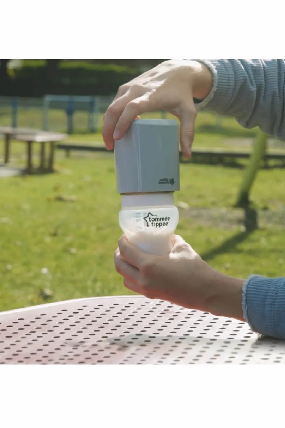 Tommee Tippee LetsGo przenośny podgrzewacz do butelek USB ładowany lekki