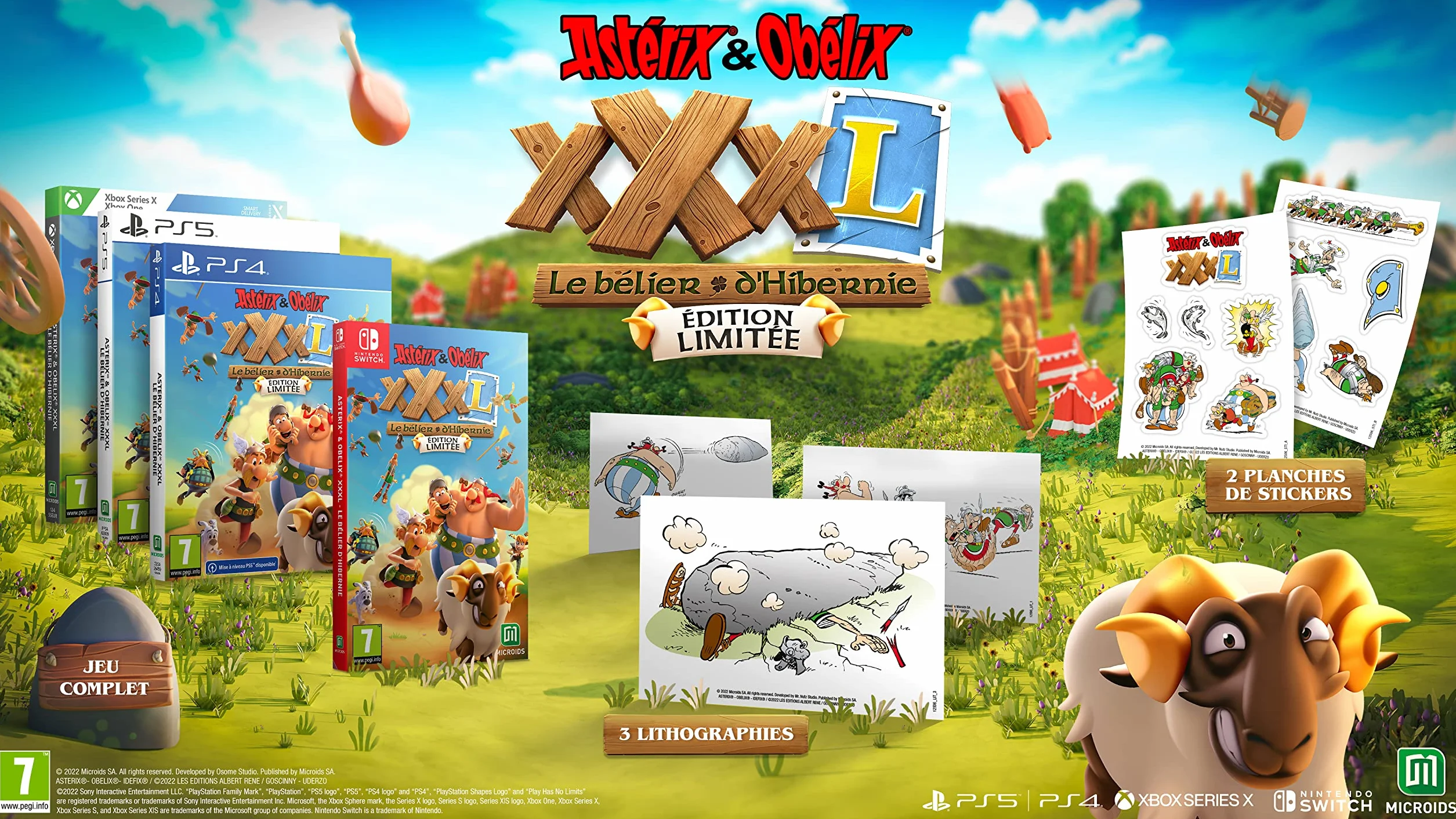 ASTERIX & OBELIX XXXL SWI VFLE BELIER D&aposHIBERNIE