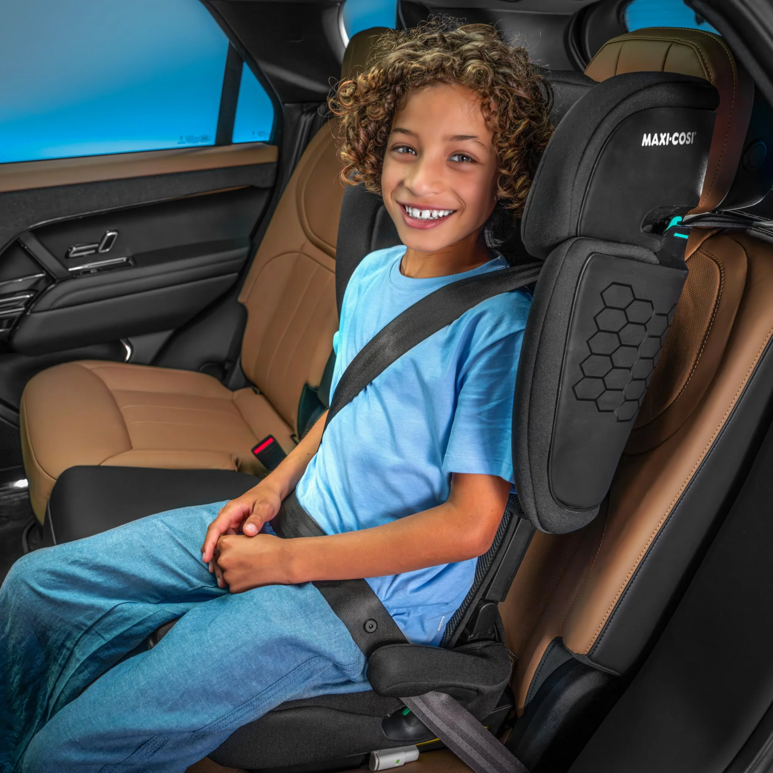 Maxi-Cosi Nomad XL Plus, Ewolucyjny Fotelik Samochodowy, 15 miesięcy - 12 lat, 76-150 cm, Składany, Podróżny Fotelik Samochodowy, System Ochrony Bocznej G-CELL, Torba Podróżna, Authentic Black