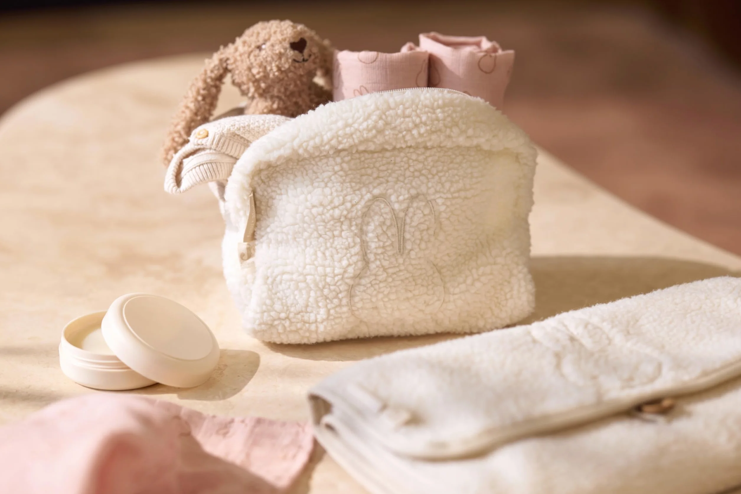 Jollein Torba na pieluchy frotte Teddy Miffy Oatmeal Organizer