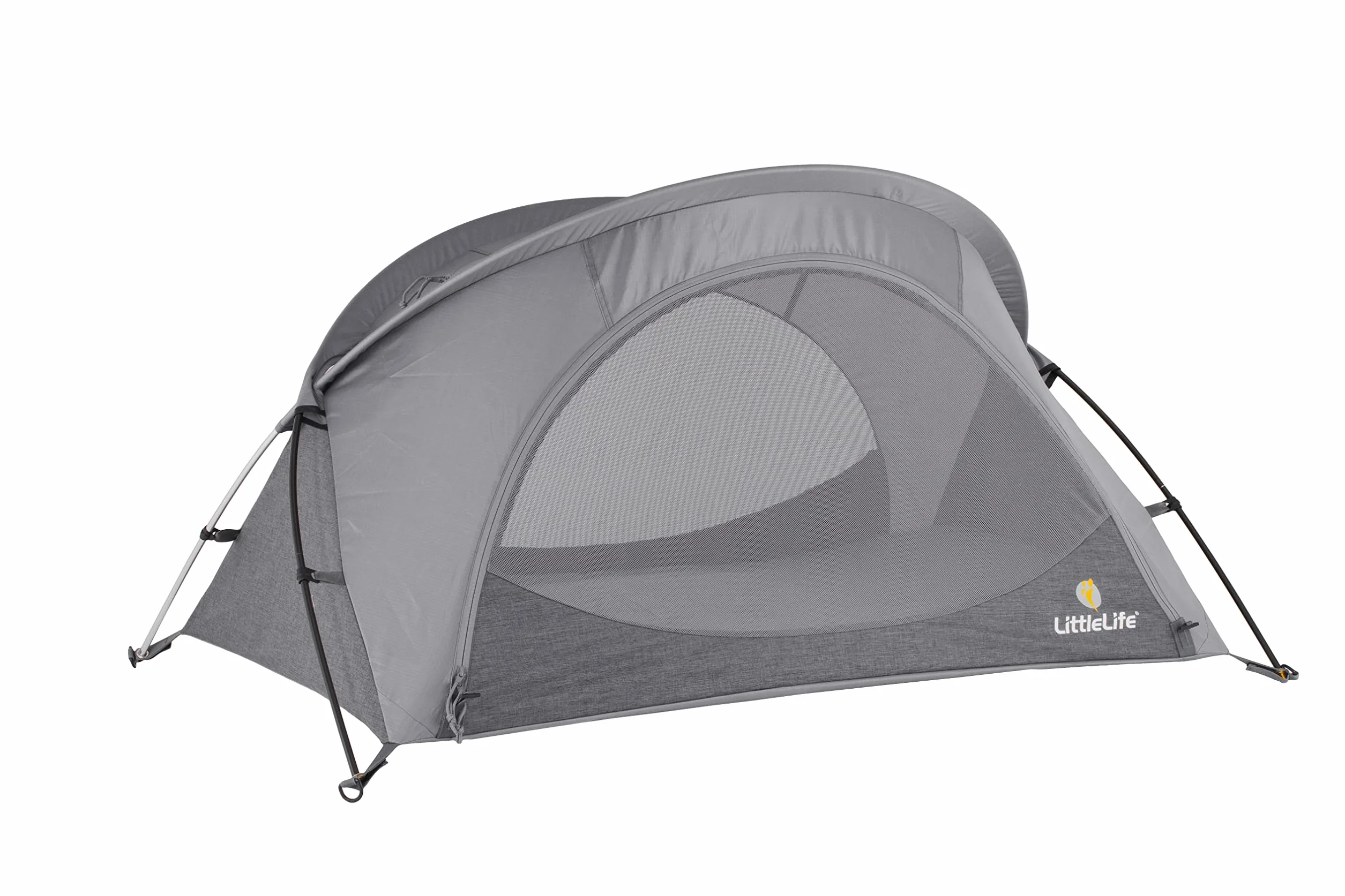LittleLife Arc 2 Superlight przenośne kompaktowe łóżeczko podróżne z materacem, prześcieradłem i plecakiem o rozmiarze bagażu podręcznego, waga 2,4 kg