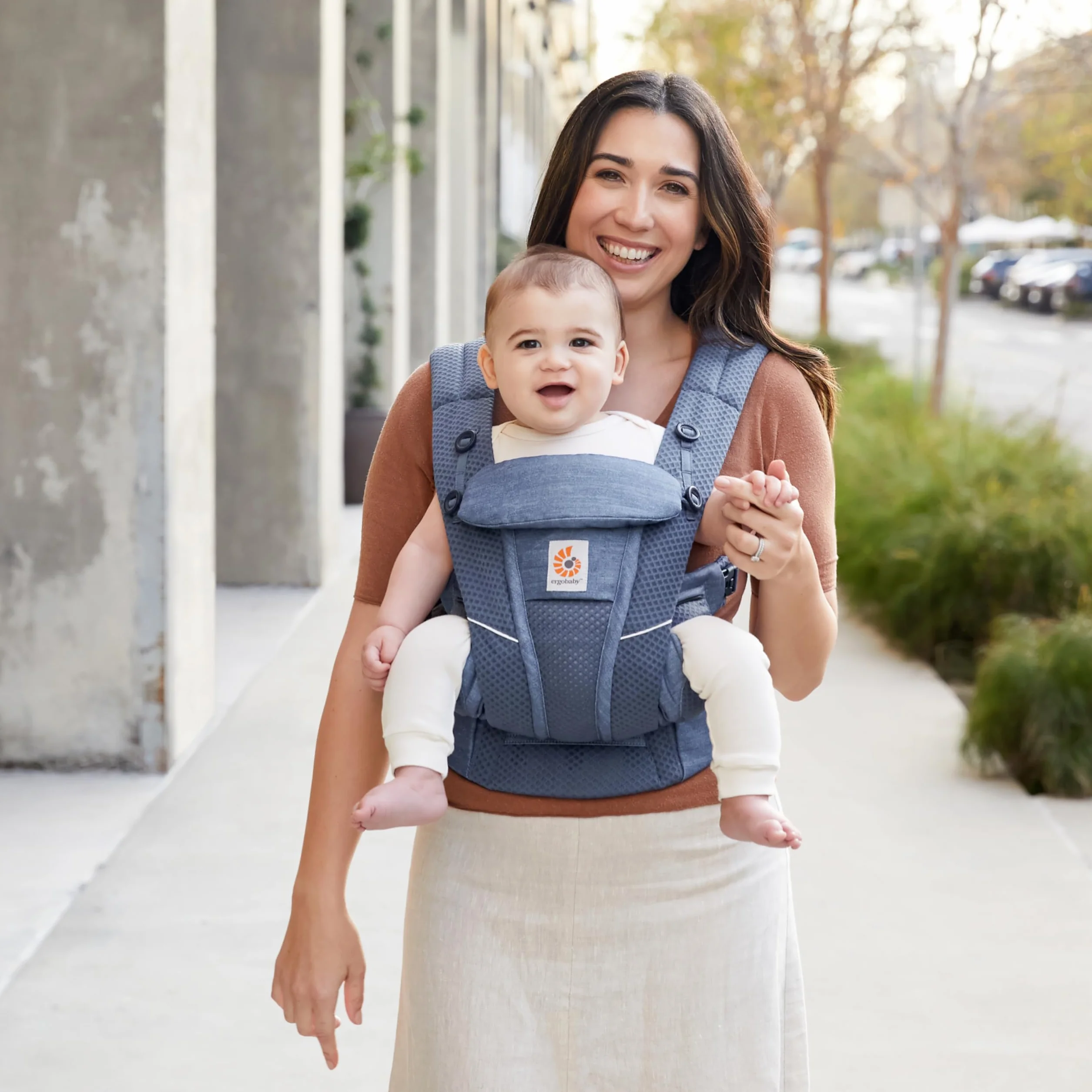 Ergobaby Omni Breeze Nosidełko dla noworodków 0-20 kg SoftFlex Mesh Ergonomiczne