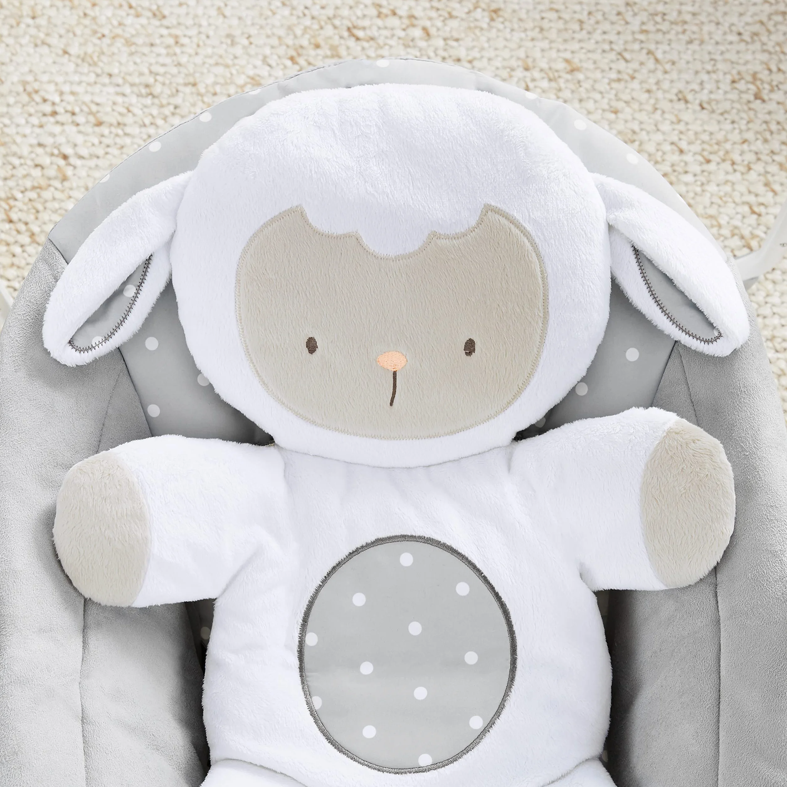 Ingenuity Przenośna huśtawka dla niemowląt Cuddle lamp z melodiami