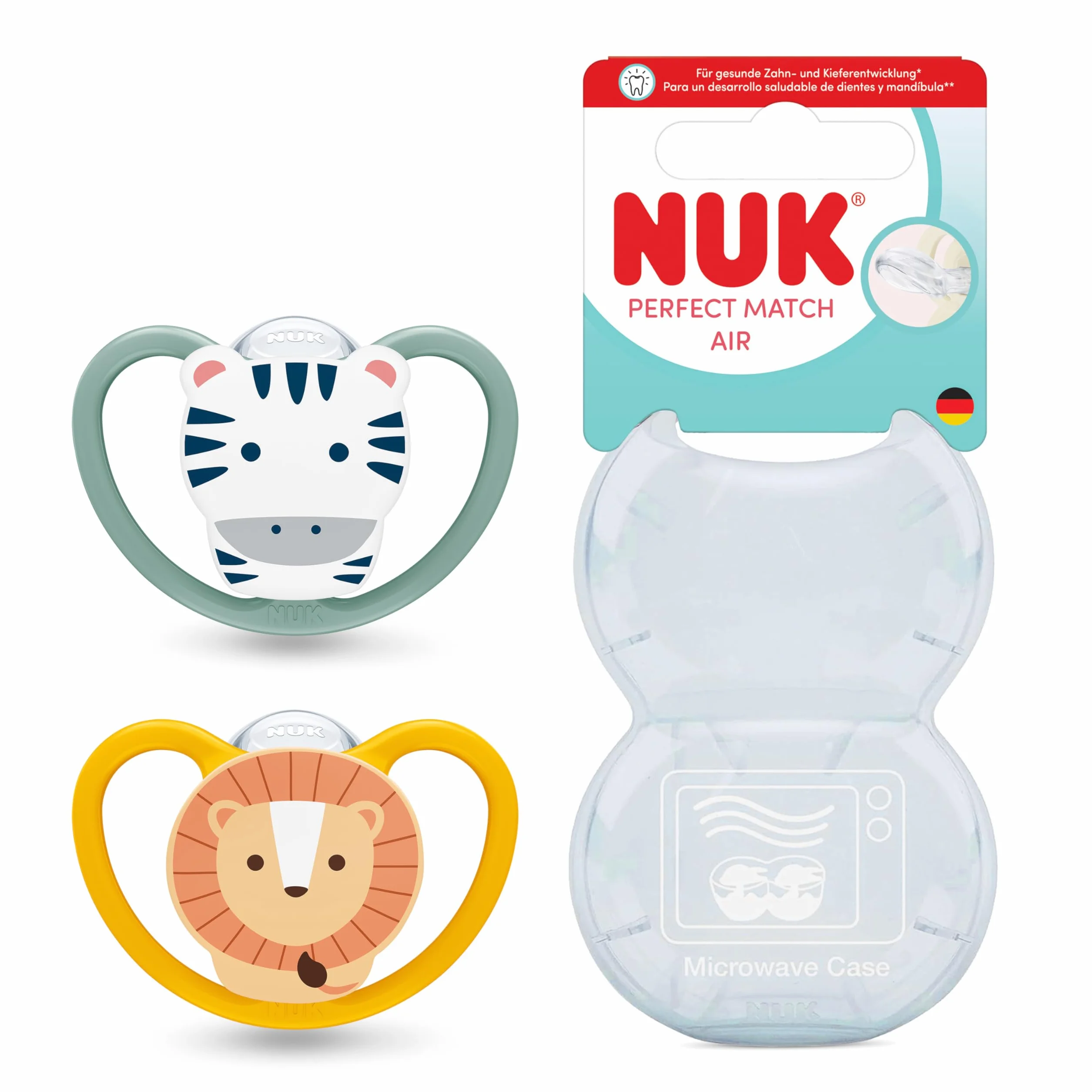 NUK Perfect Match Air Smoczki ortodontyczne 6-18 miesięcy 2 sztuki