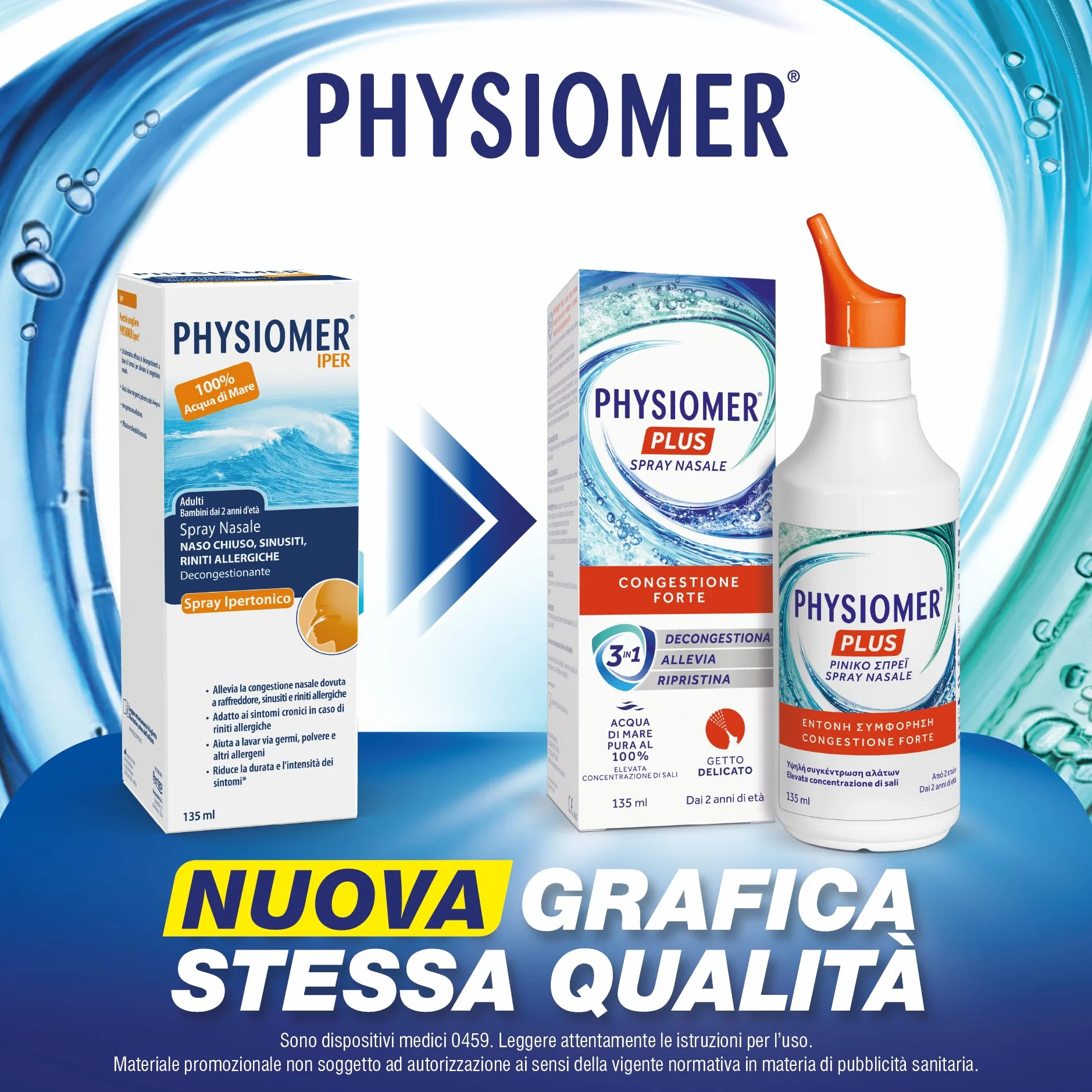 Physiomer Csr Spray do nosa Ipertonico 135 ml