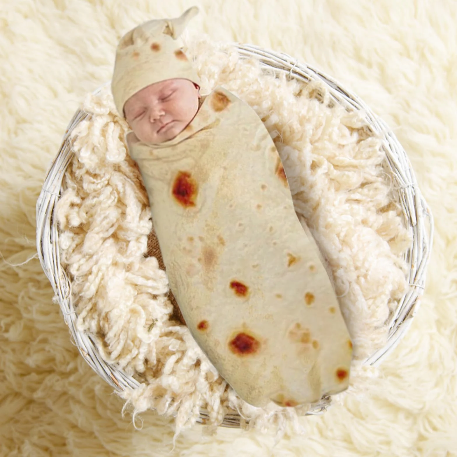 Neugeborene Baby Burrito Swaddle Decke Koperta z domkiem dla niemowląt 85X85cm