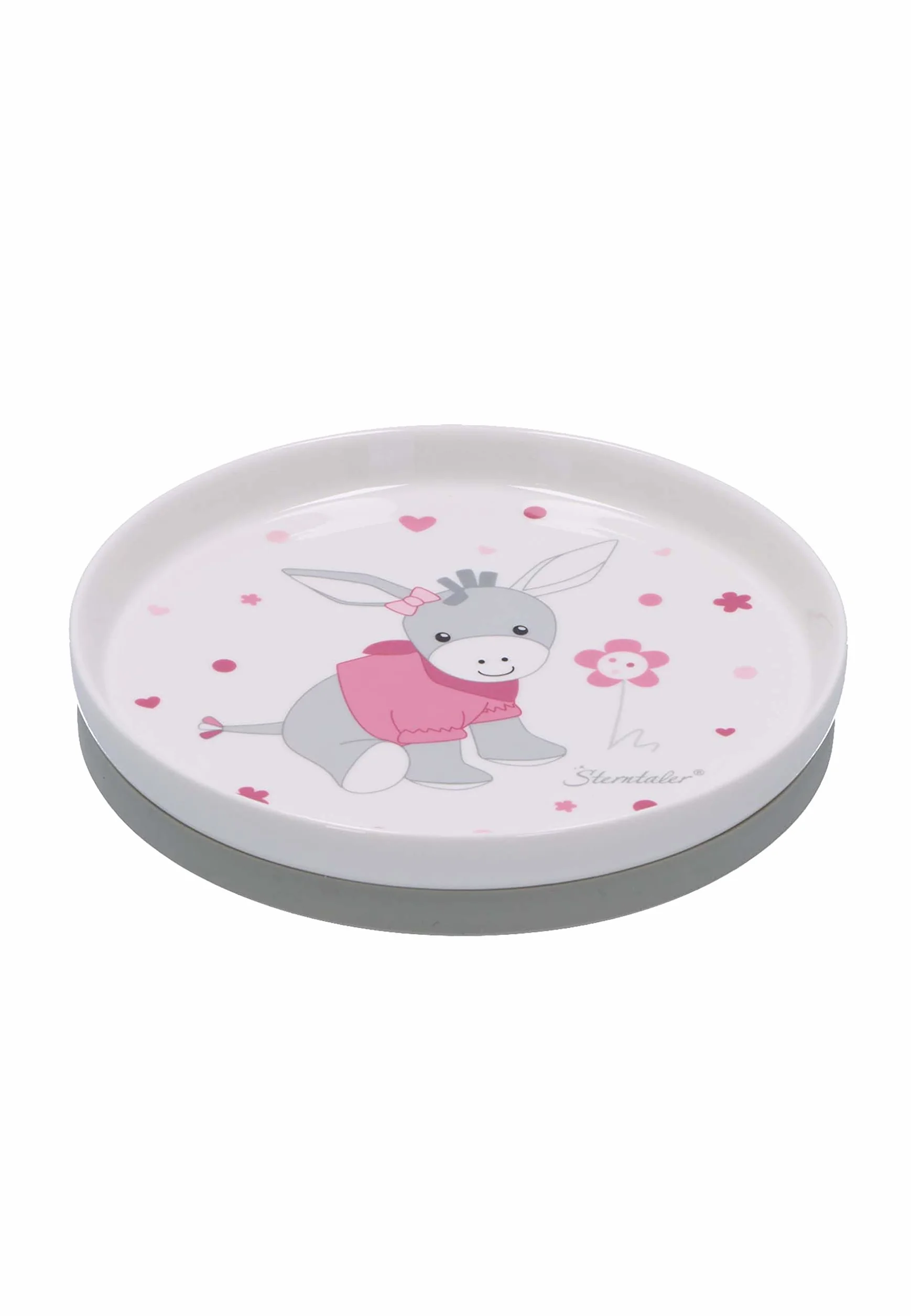 Sterntaler Zestaw naczyń dla dzieci dla dziewczynek 3-częściowy zestaw naczyń porcelanowych Emmi Girl - zestaw śniadaniowy, naczynia dla niemowląt - białe
