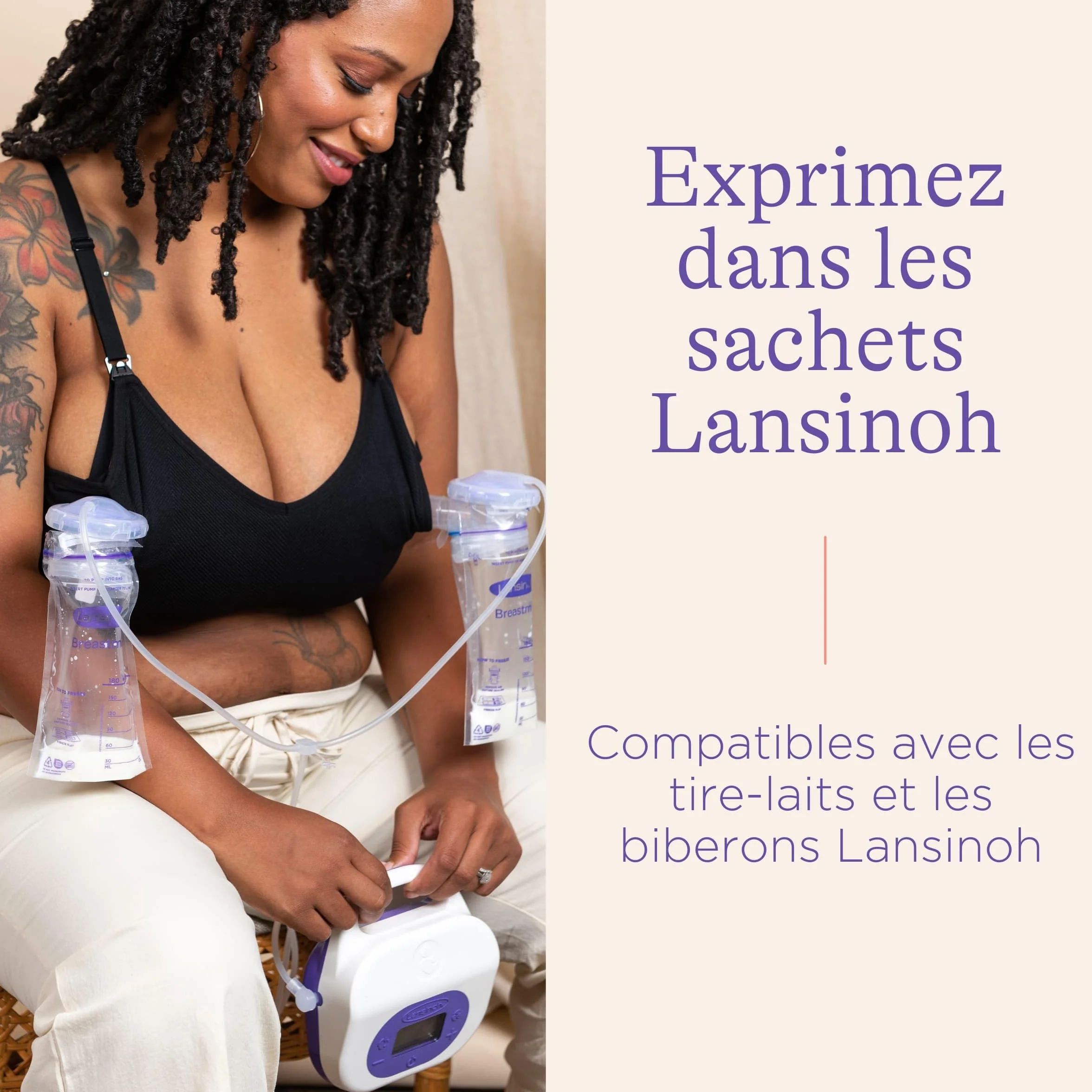 Lansinoh Worki do przechowywania mleka 180 ml, opakowanie 25 sztuk