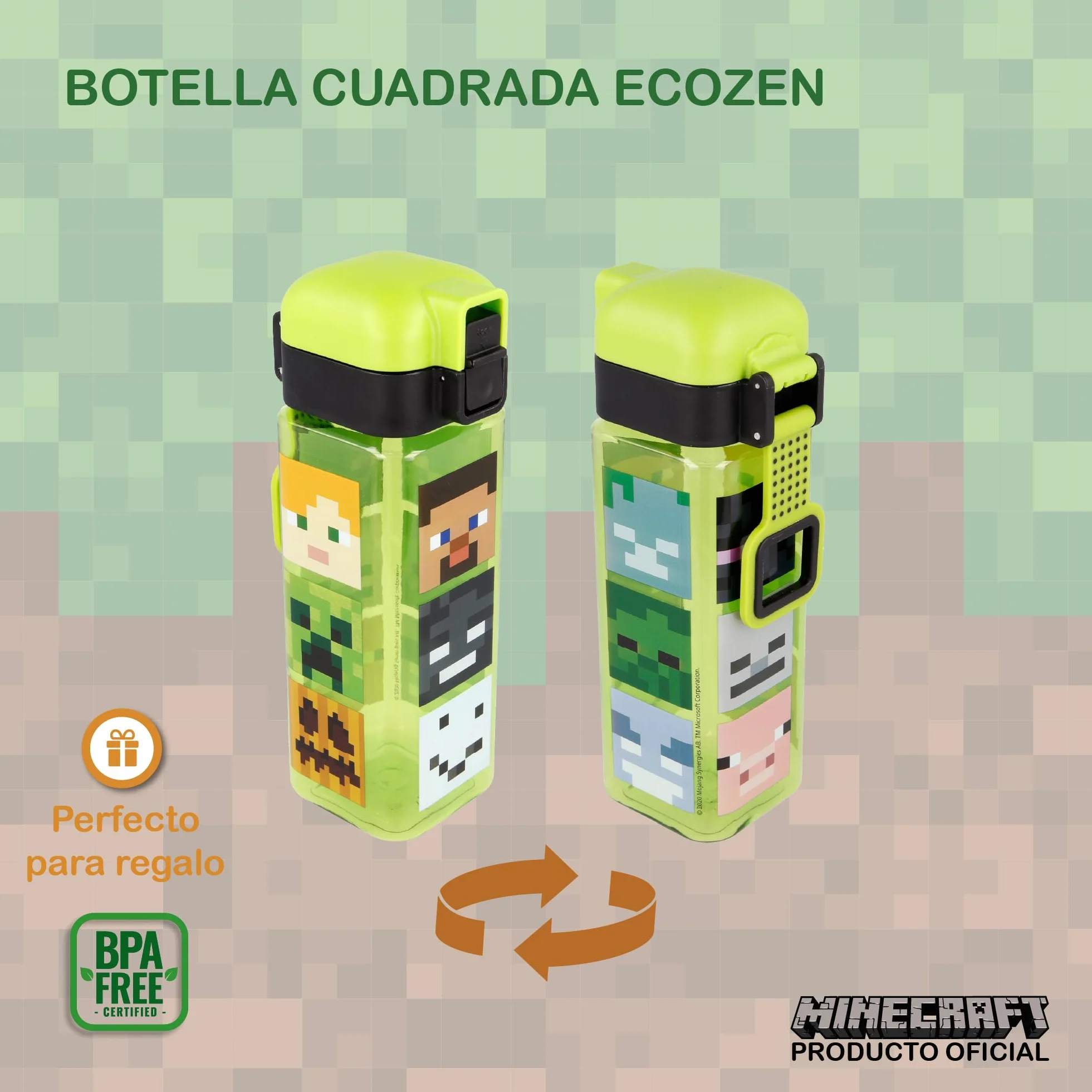 Butelka Plastikowa Zielona 550 ml
