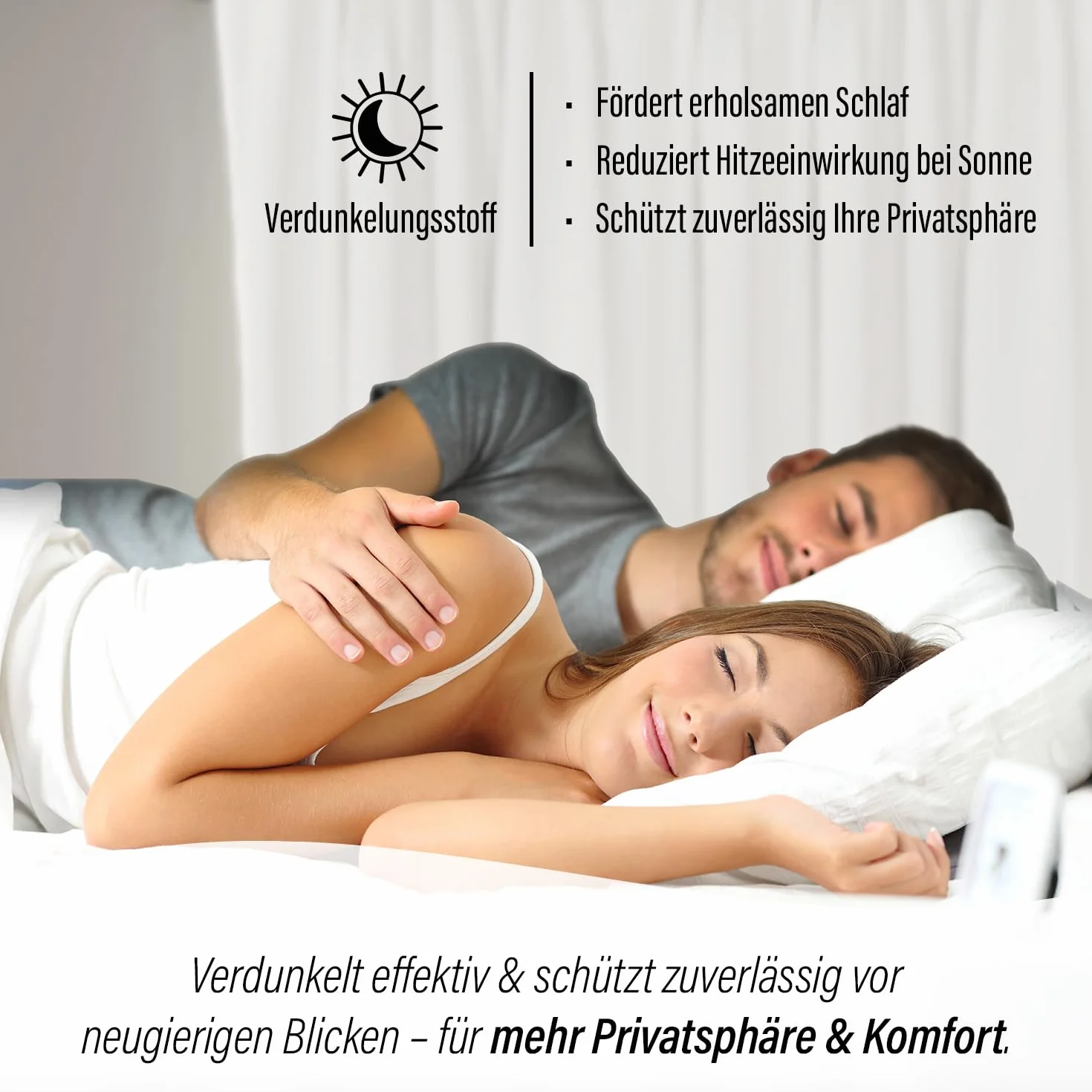 Homing blickdichter Akustik Verdunkelungsvorhang Uni Gardine Weiss Hellgrau Vorhang Wohnzimmer Schlafzimmer Kinderzimmer Dekostoff(1Stück) 245 x 140 cm (HxB), 5485-69