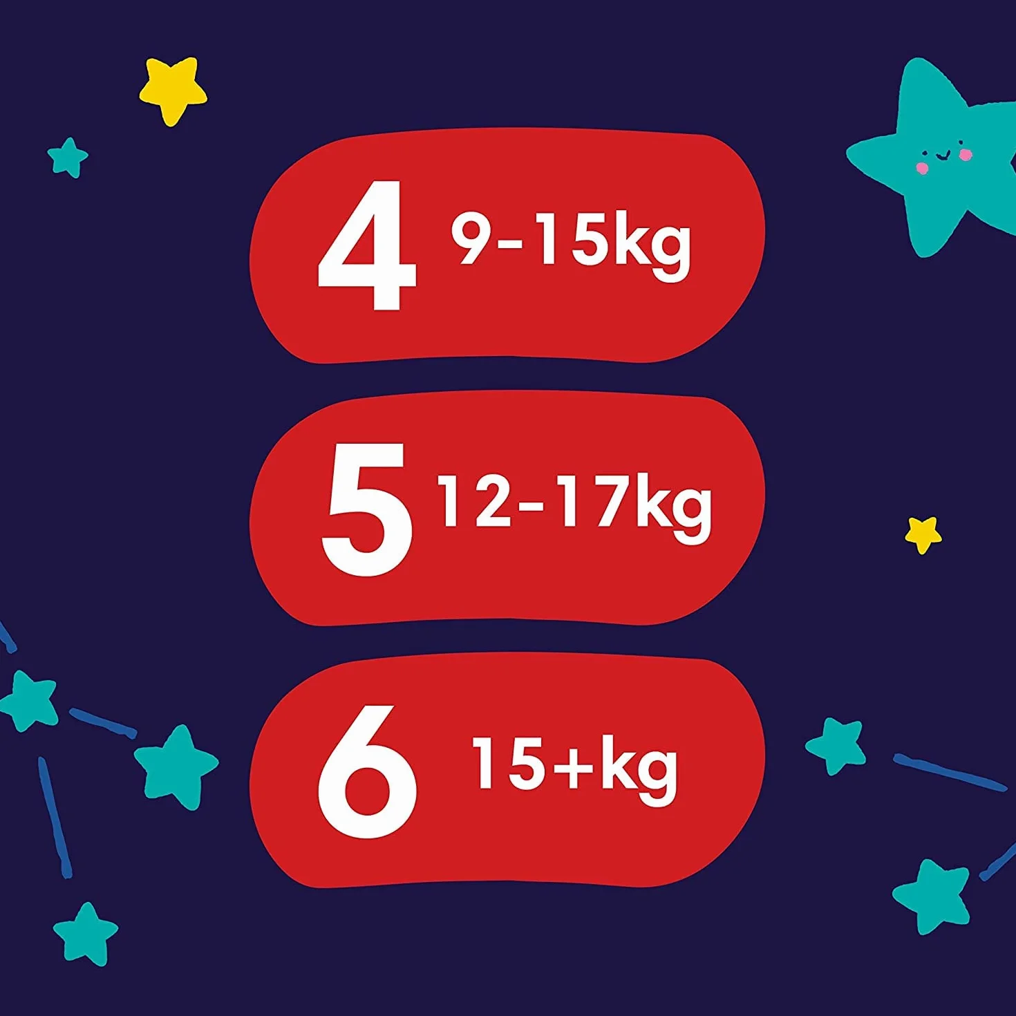 Pampers, rozmiar 5, 160 pieluch-majtek, 12-17 kg, wsparcie przed wyciekiem 360° z super chłonnym sercem dla wzmocnienia ochrony przez całą noc, opakowanie 1 miesiąc